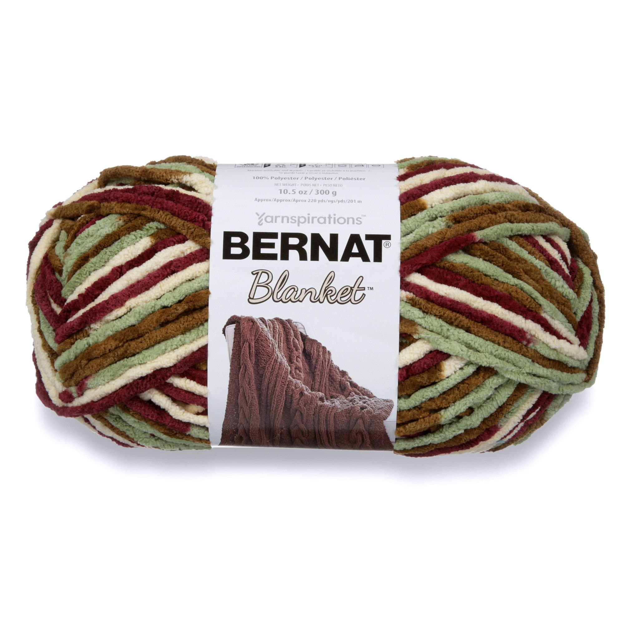 Bernat Blanket Yarn, Plum Fields