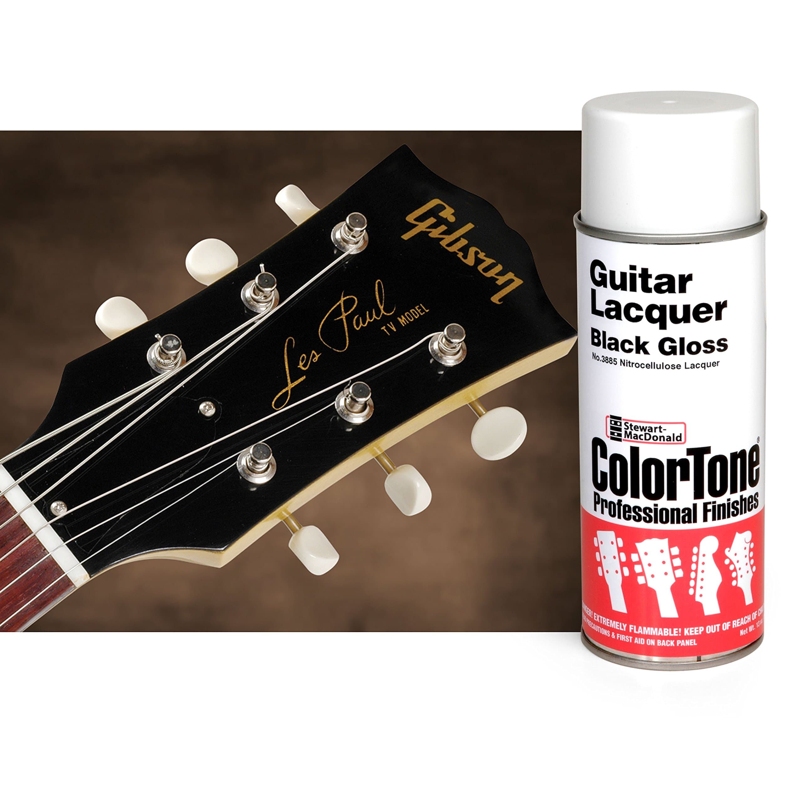 Colortone Black Aerosol Guitar Lacquer