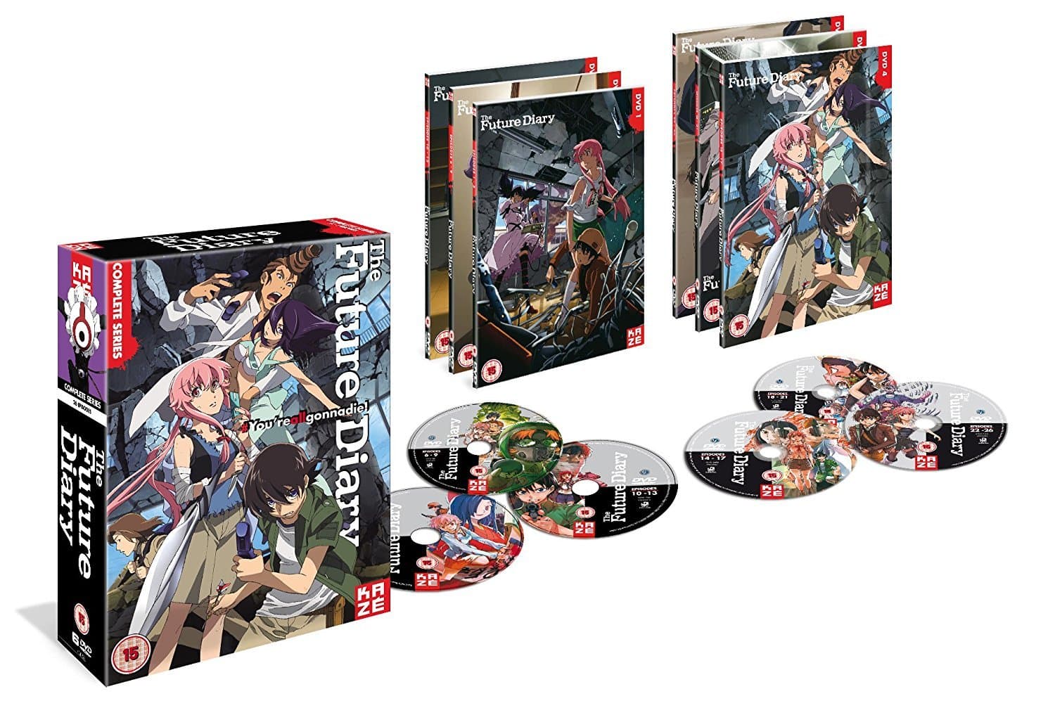 Mirai Nikki: Future Diary - Complete Season Collection [Blu-ray]