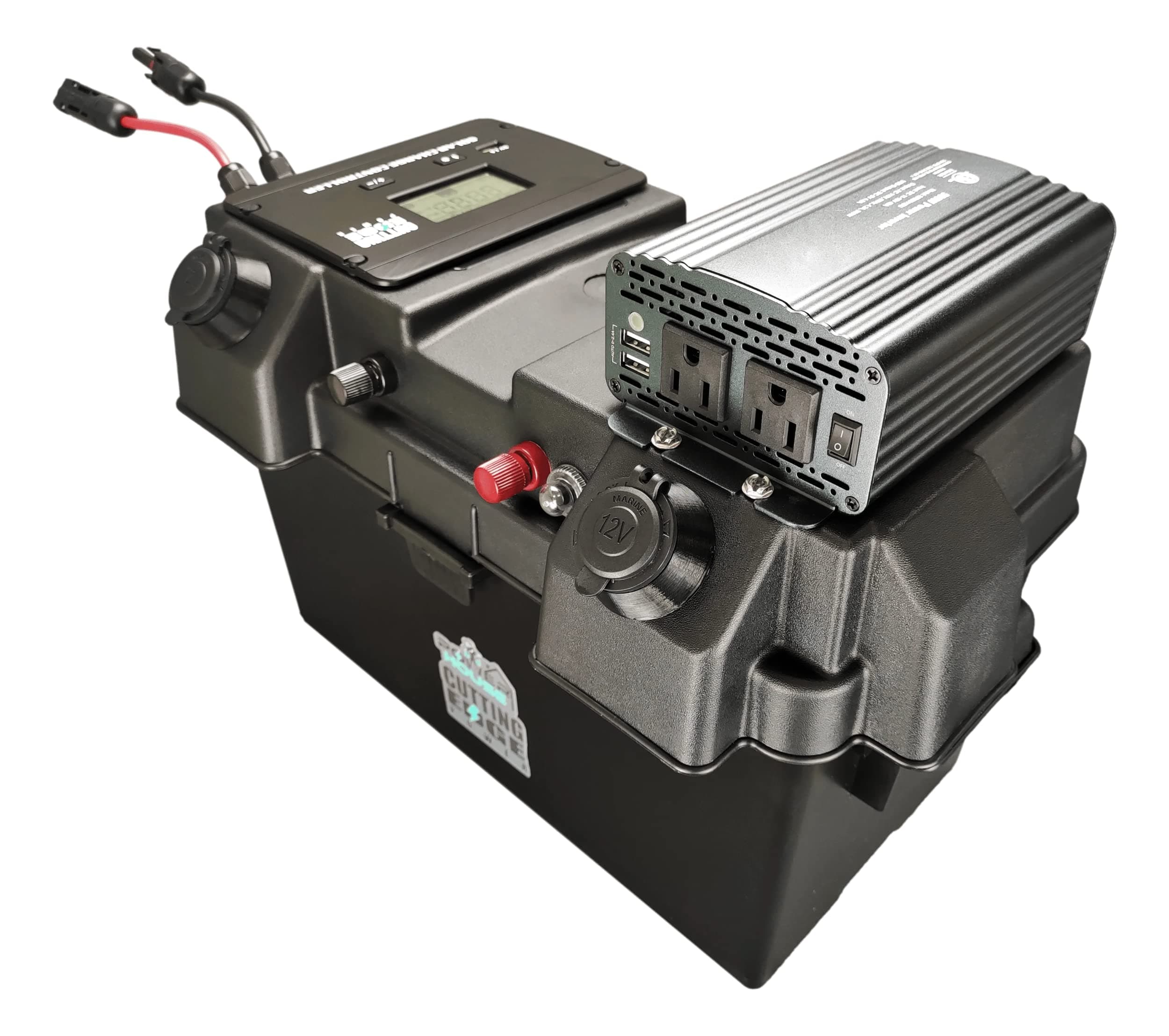 Base Model Solar Generator: Fully Assembled, Customizable and Expandable with up to 3000W Output and 3.6kWh Battery Capacity