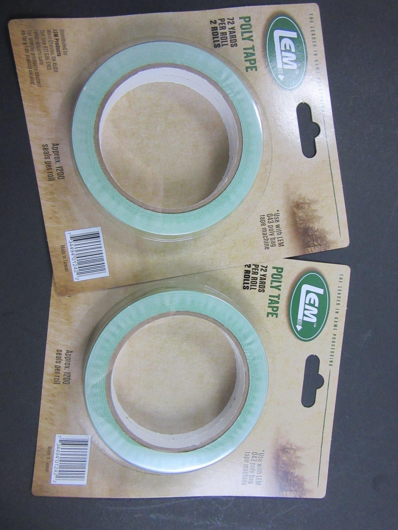 Poly Sealing Tape for Meat Bags (2 rolls)