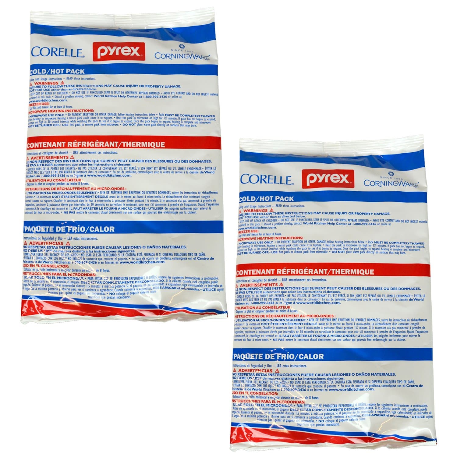 Portable Large Cold/Hot Pack (2-Pack) - Made in The USA