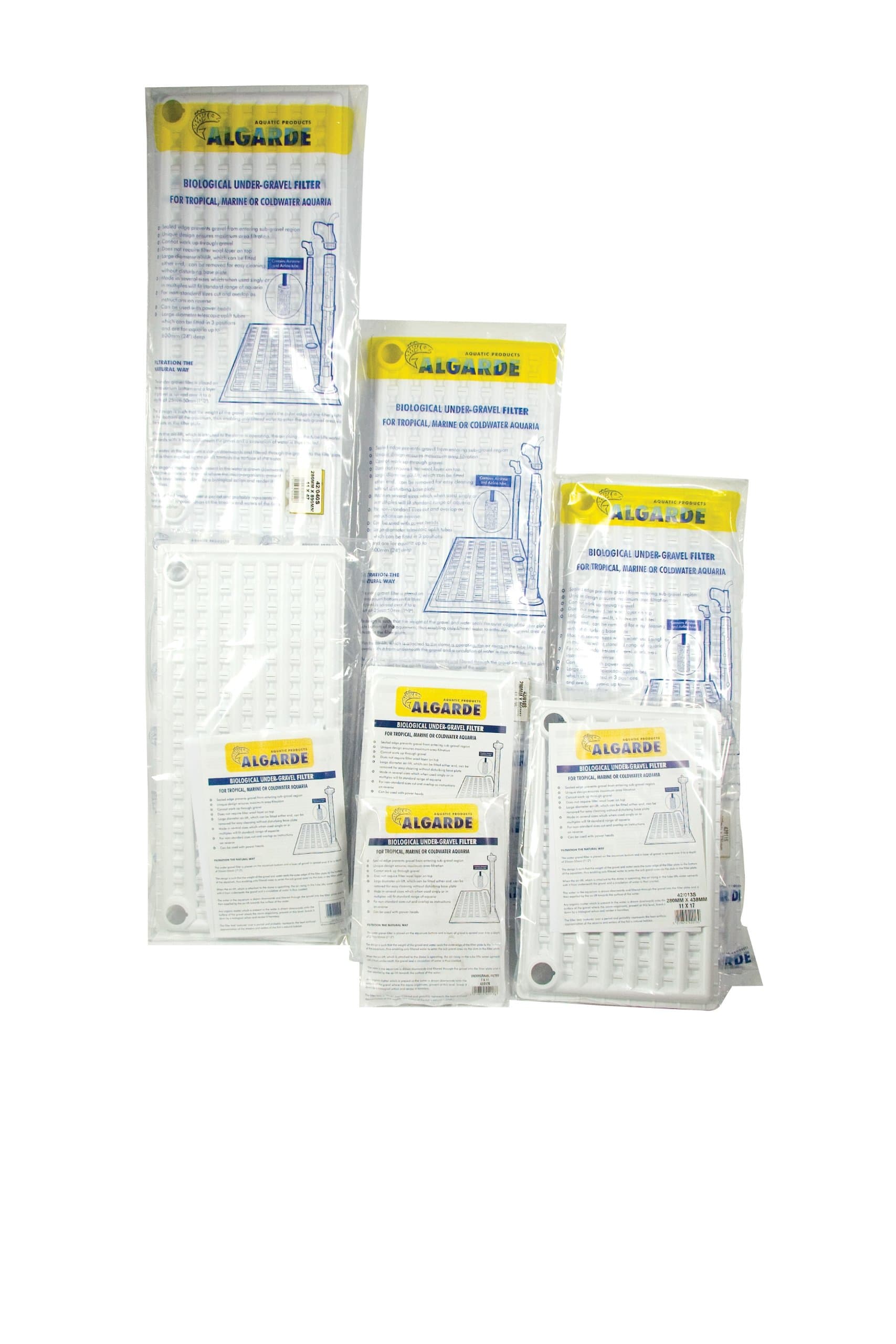 Algarde Under Gravel Filter Plate, 28 x 89 cm/ 11 x 35-inch