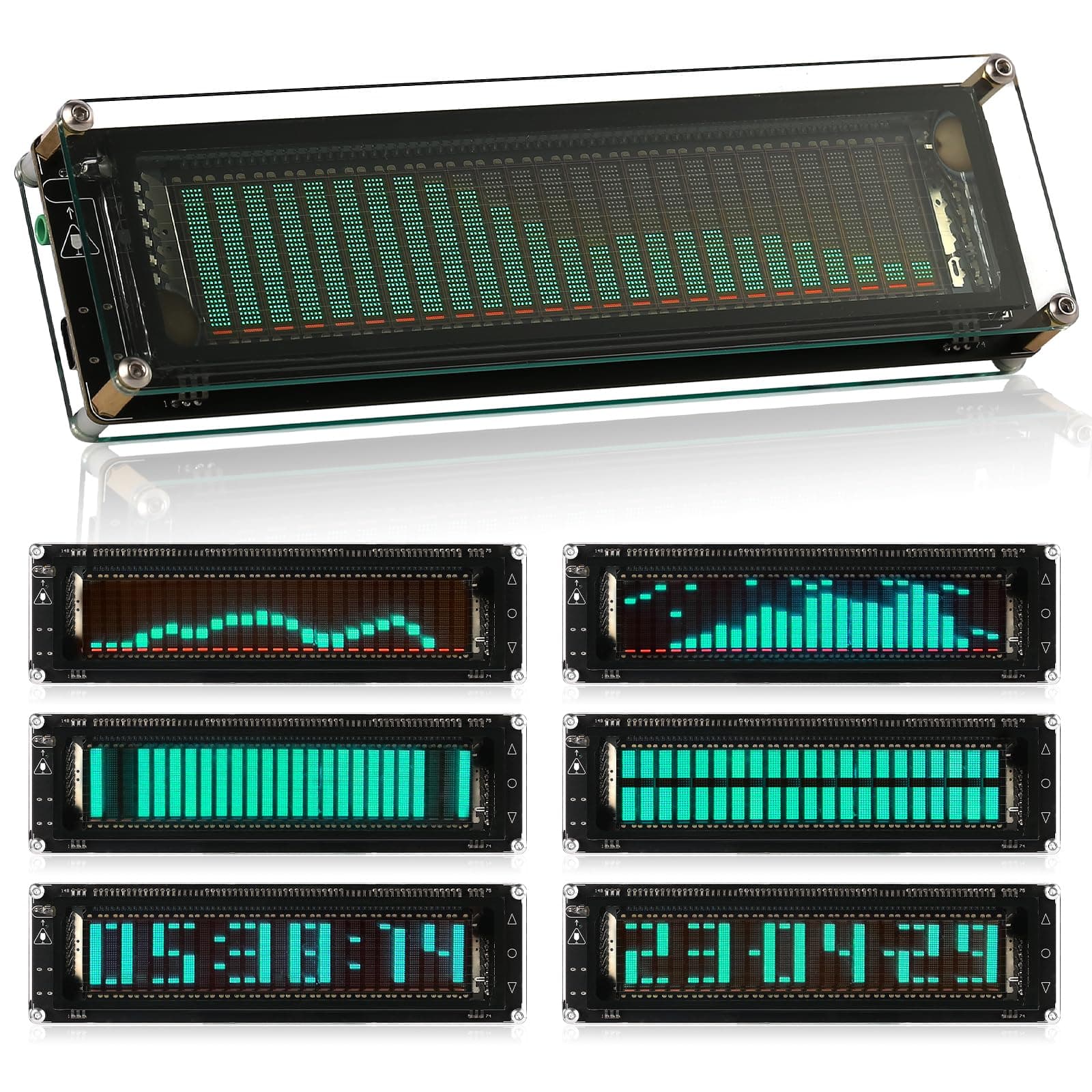 Douk Audio Plastic Nobsound Music Spectrum Audio 15 Level Indicator VU Meter Screen Amplifier VFD LED Display (PJ454)