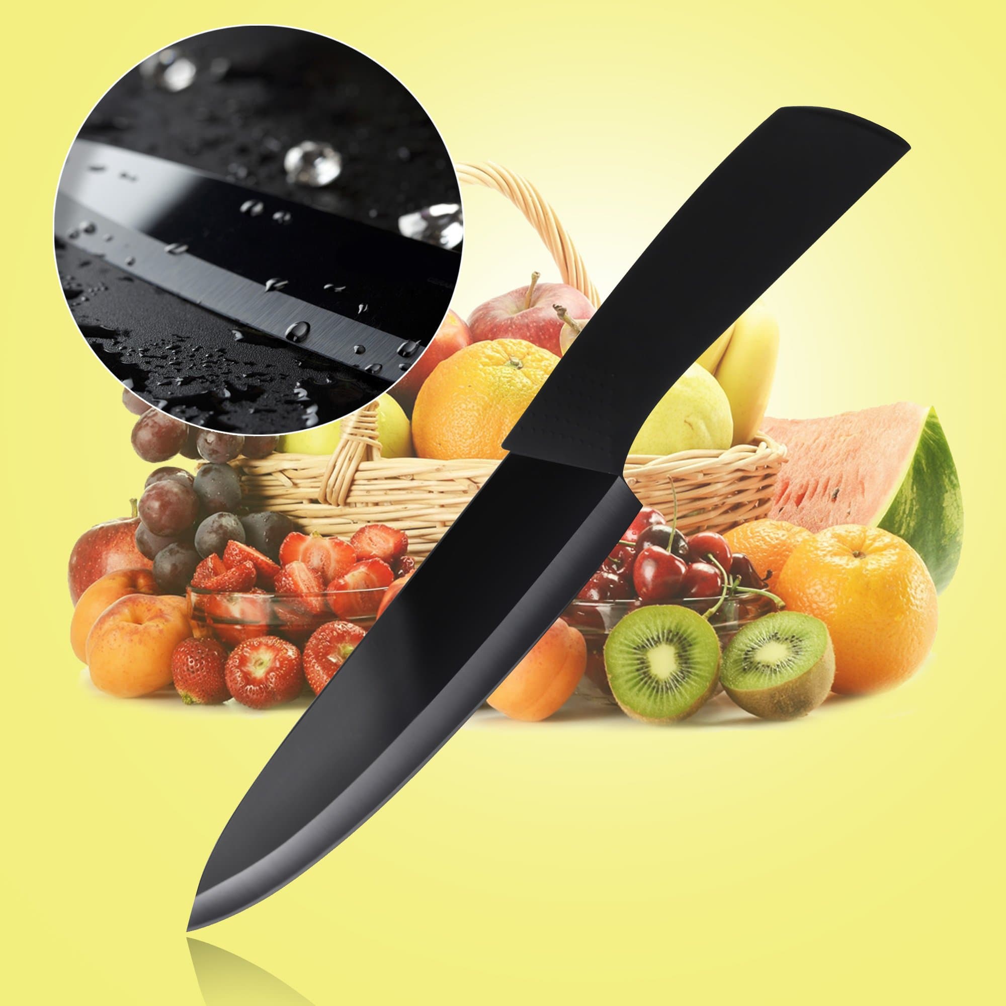 Hot Ceramic Mirror Knife！straight Handle Kitchen Appliance Chef Ceramic Mirror Knifexff01;ceramic Cutlery Knife 6 Inch Chef,Ceramic Fruit Knife Sharpe,vegetable Knife