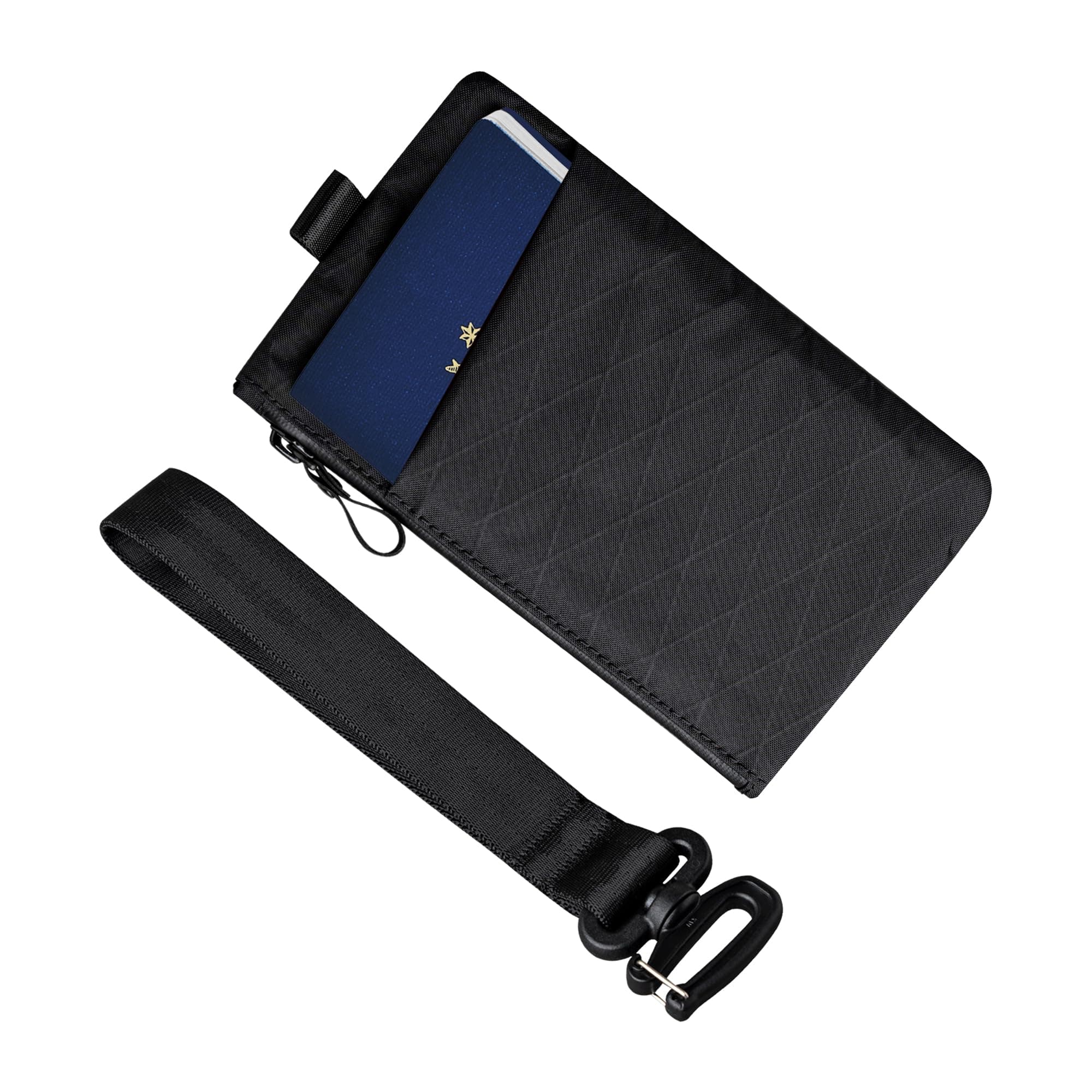 Zip Clutch X-Pac - Functions as Zipper Wallet and EDC Carrier - Weatherproof and RFID Blocking Material - Three External Slots for EDC Gear - Three Inside Pockets