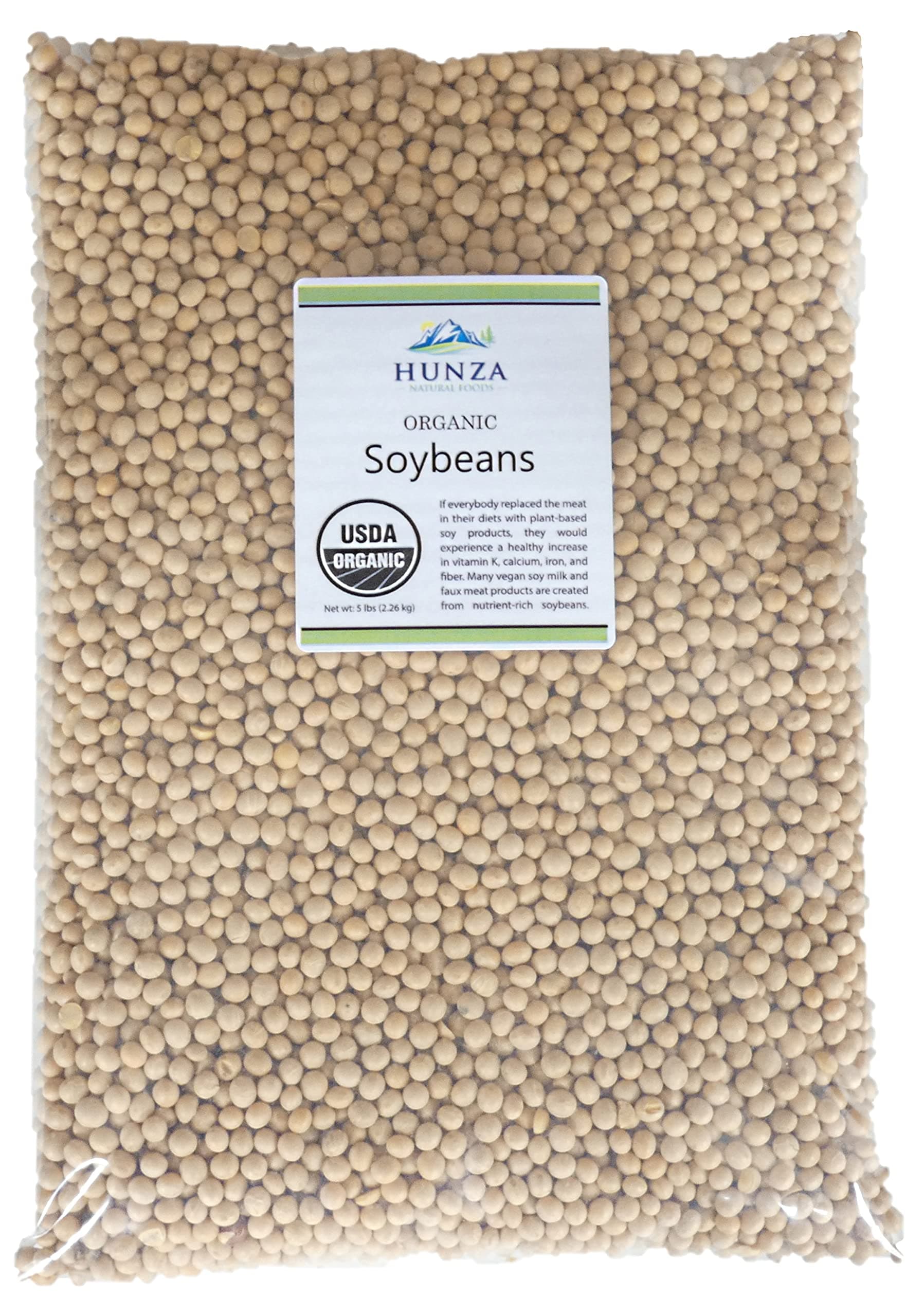 Hunza Organic Soybeans (5 lbs)