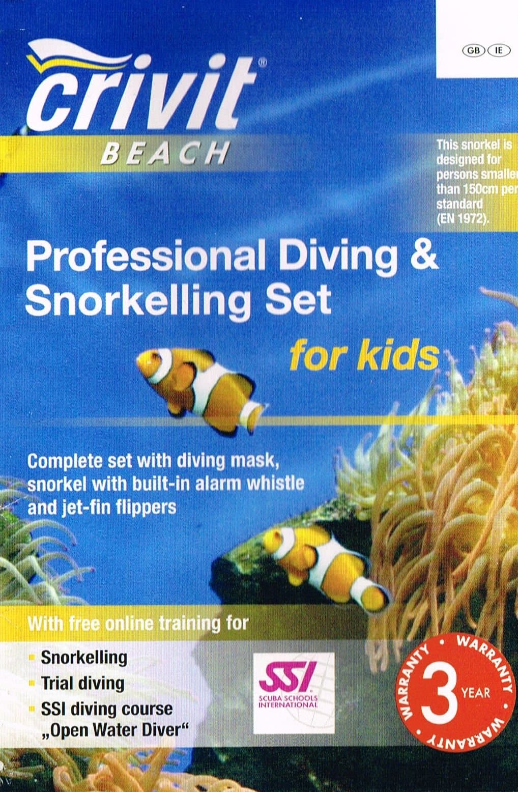 Childrens Professional Diving & Snorkling Set