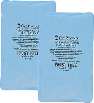 Soft Comfort CorPak, No Frost Hot and Cold Therapy Pack - 6" x 10", Made in The USA- 2 Pack