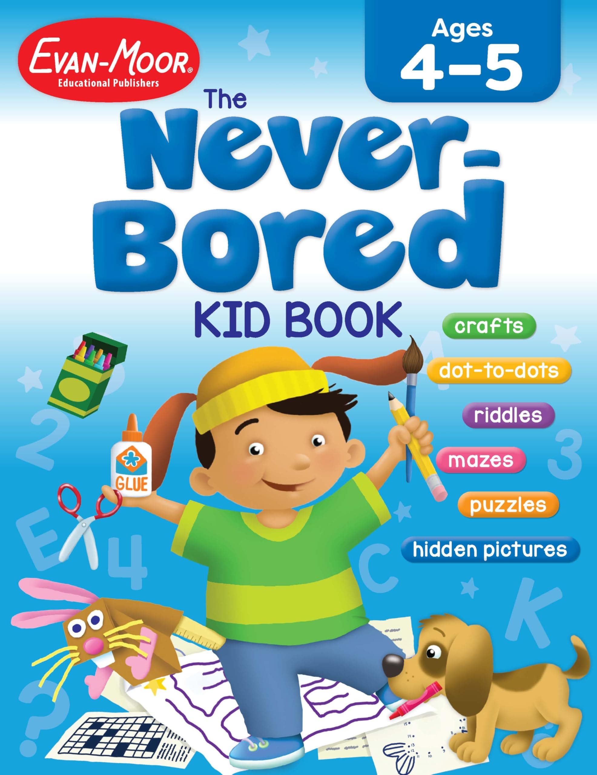 The Never-Bored Kid Book, Ages 4-5