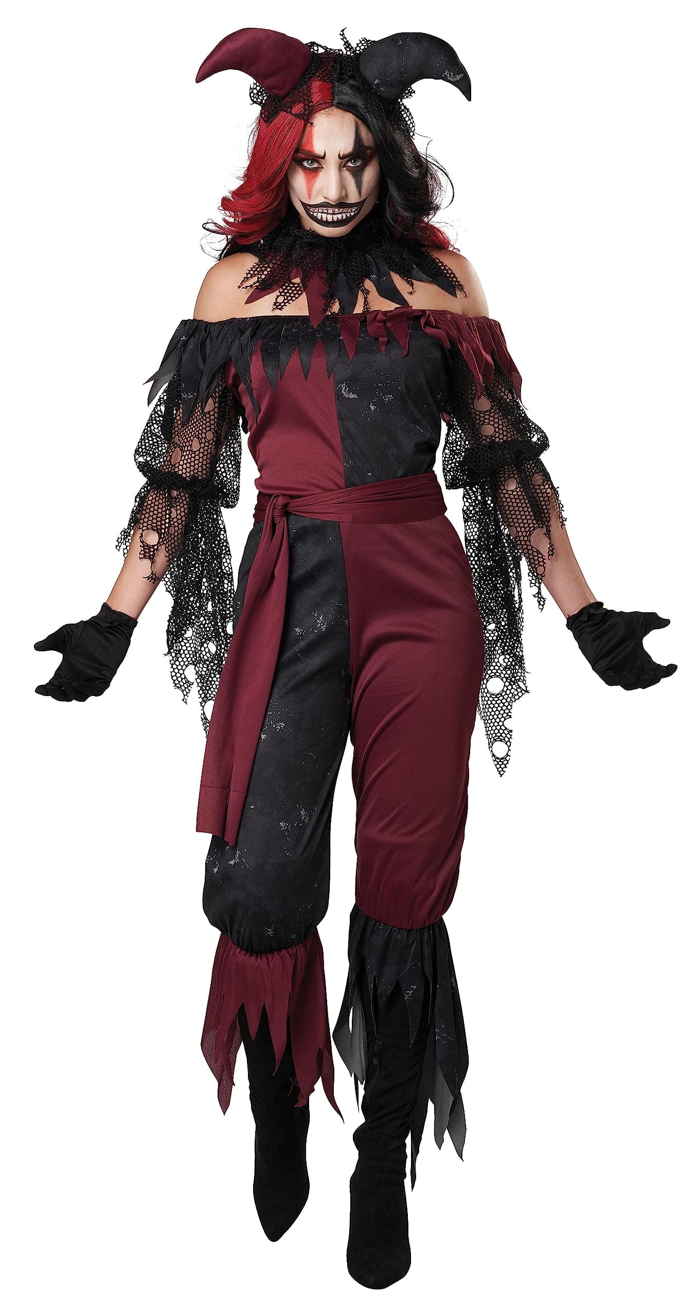 Psycho Jester Costume for Women