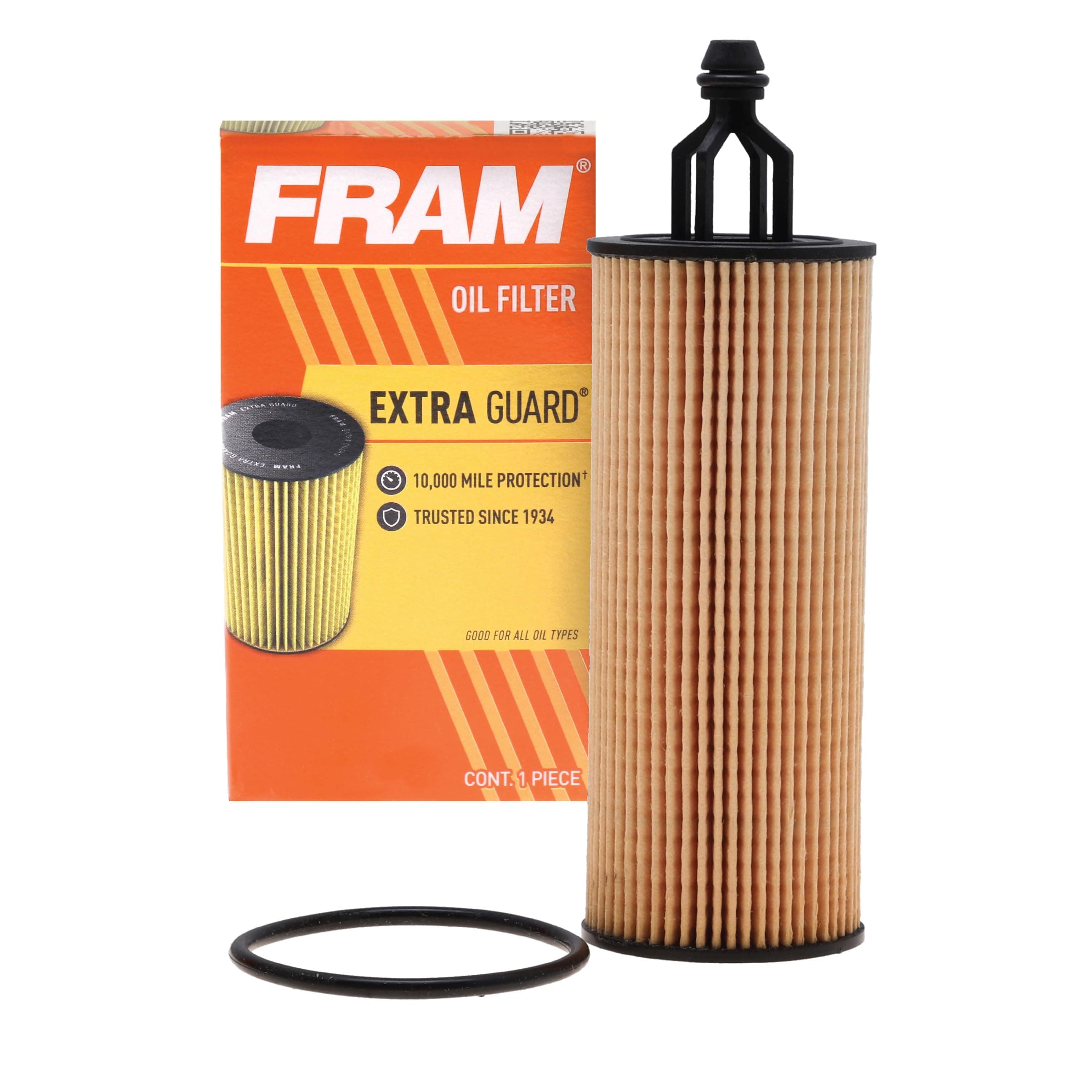 FRAM Extra Guard CH11665 10K Mile Change Automotive Replacement Interval Spin-On Engine Oil Filter for Select Vehicle Model Years, Vehicle Engine Protection Oil Filter for Everyday Drivers