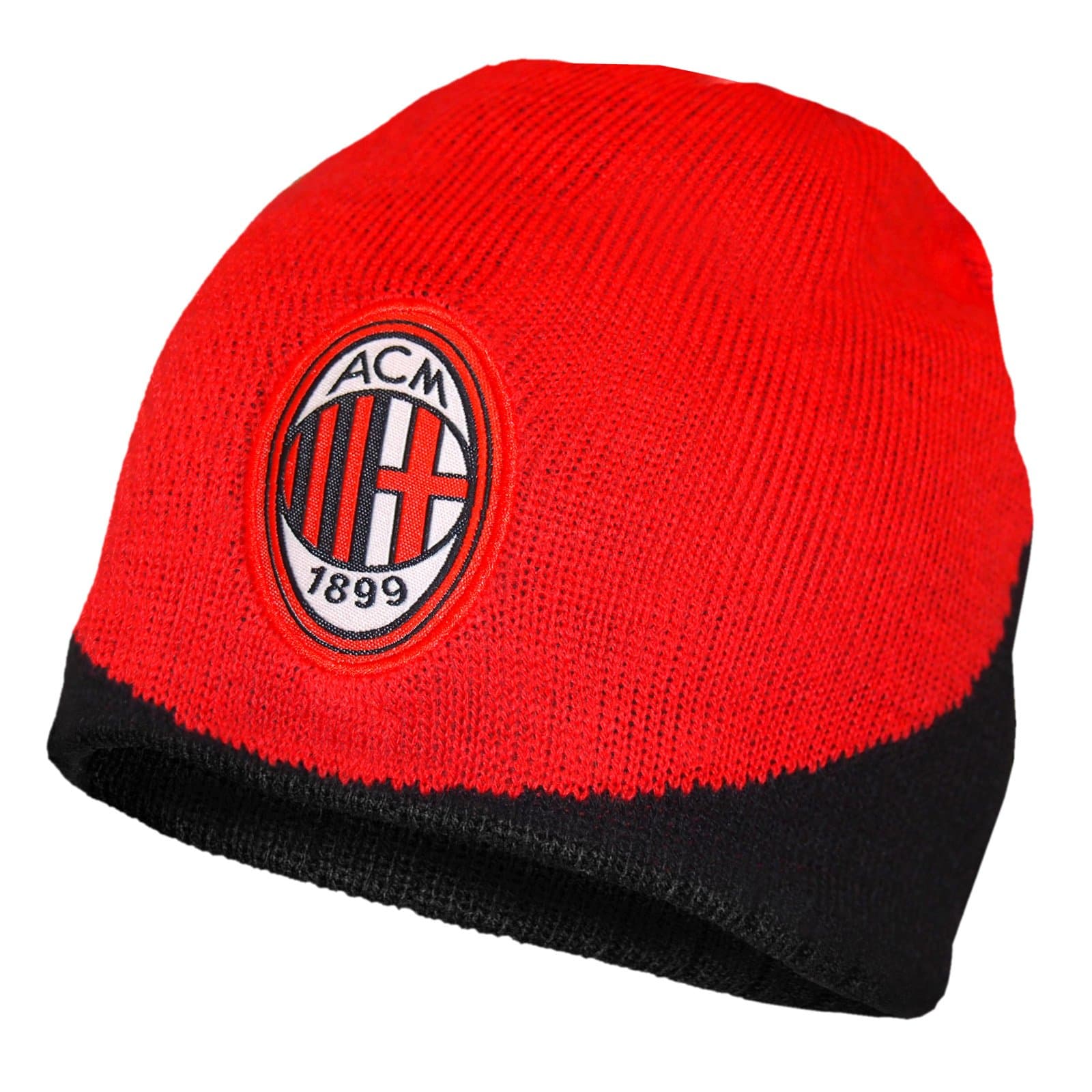 AC Milan Wave Knitted Beanie - Multi-Colour