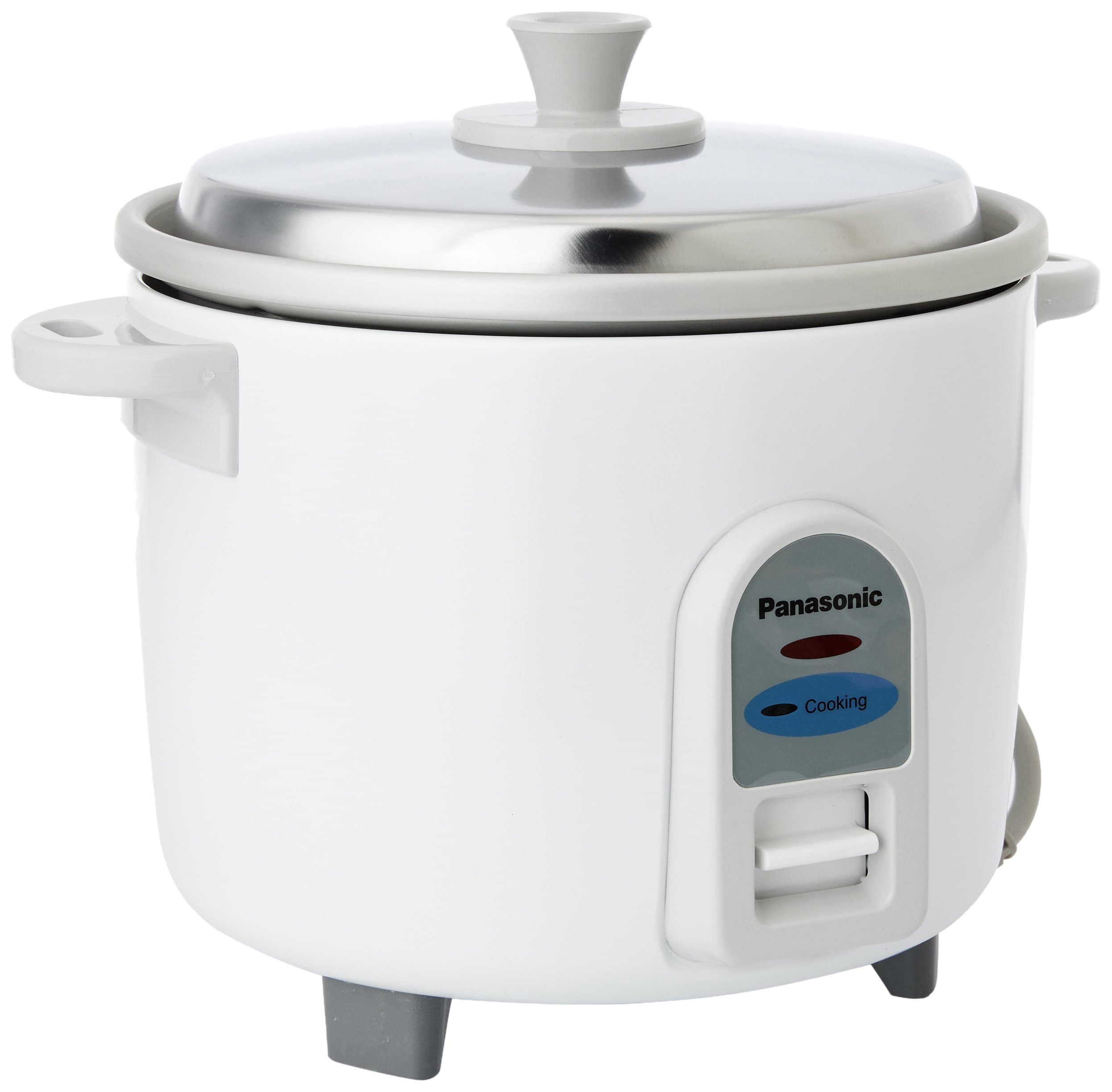 Panasonic SR-WA18-E | 1.8 Litre Capacity or 1KG Raw Rice Cooking | 660-Watts | Automatic Rice Cooker |Auto Switch Off | (White)