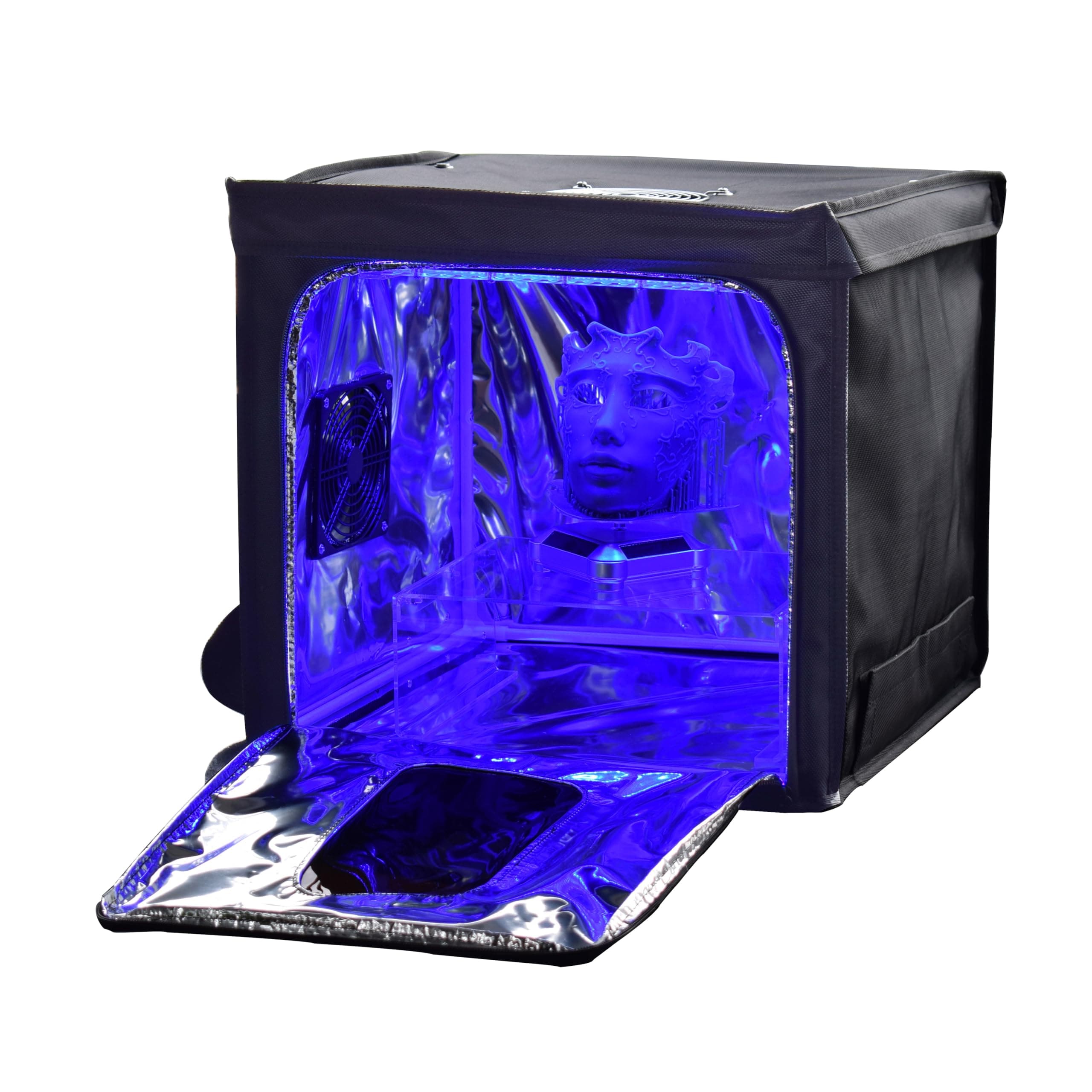 UV Light Curing Box Curing Enclosure 400(L)380(W)*400(H) mm Large Curing Cabinet 365-460nm UV Light for Curing LCD SLA DLP 3D Resin Print Model or Making Soles White