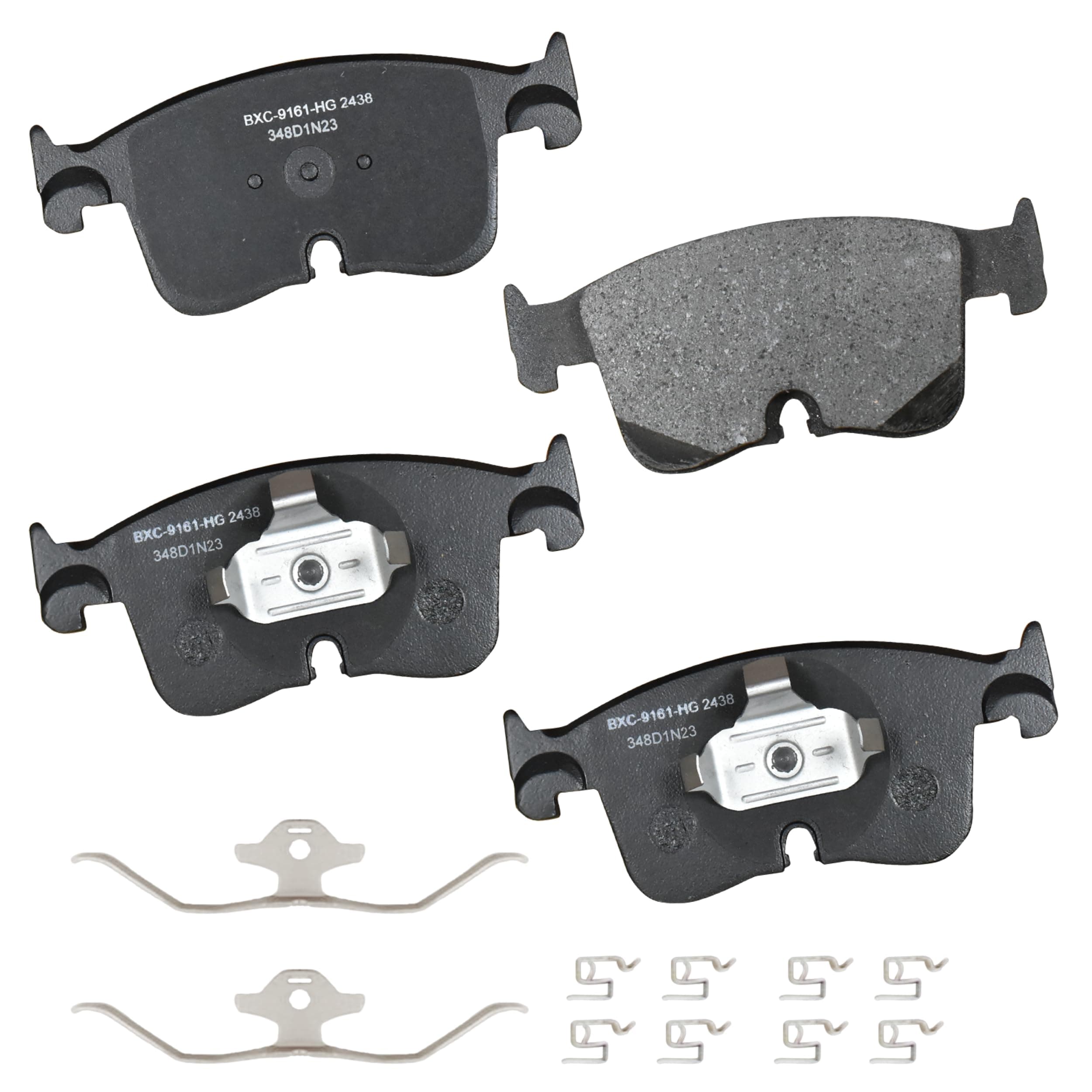 Bendix Premium SBC2438 Ceramic Front Brake Pads for Audi A3 2023-2022, A3 Quattro 2023-2022