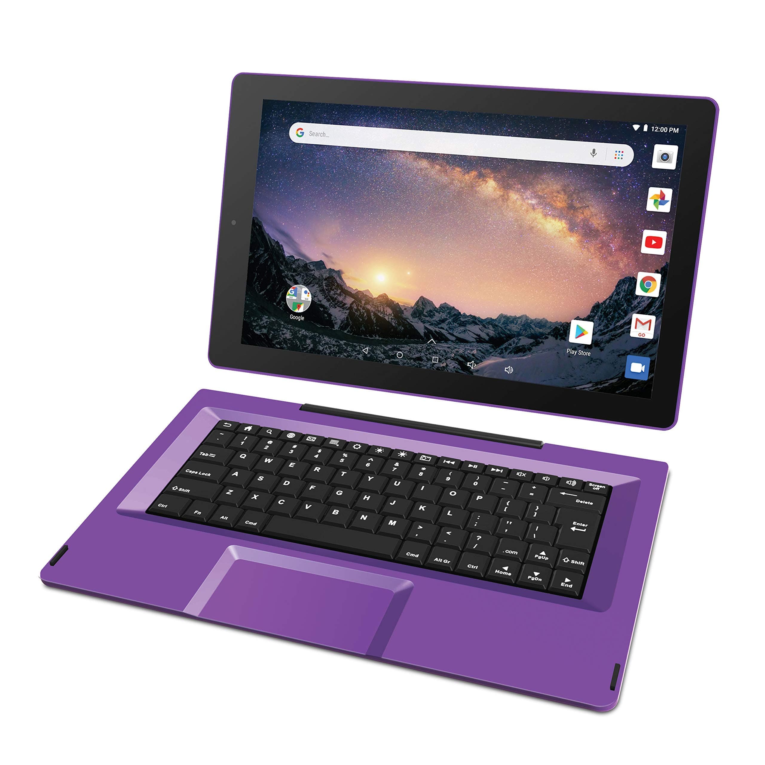 RCA Galileo 11.5 inches 32 GB Touchscreen Tablet Computer with Keyboard Case Quad-Core 1.3Ghz Processor 1GB Memory 32GB HDD Webcam WiFi Bluetooth Android 8.1 (11.5 inches, Purple) (Renewed)