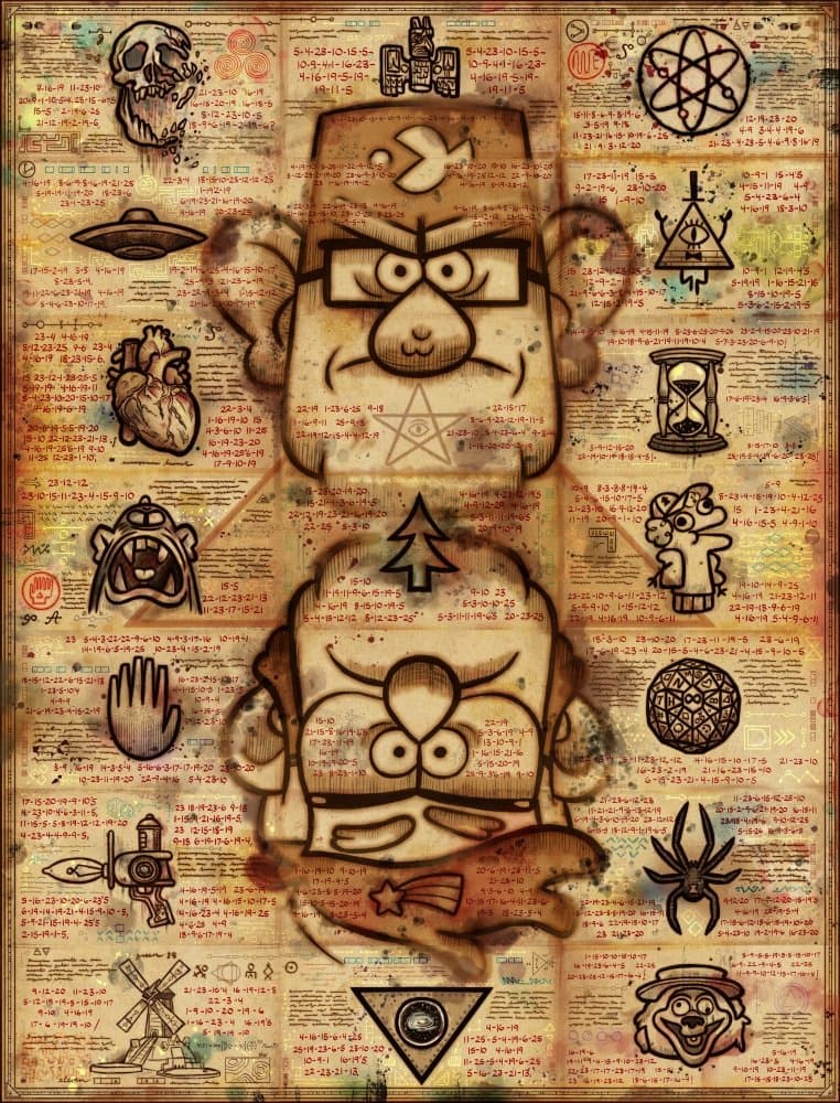 Simpli Better Gravity Falls - Secret Messages Poster