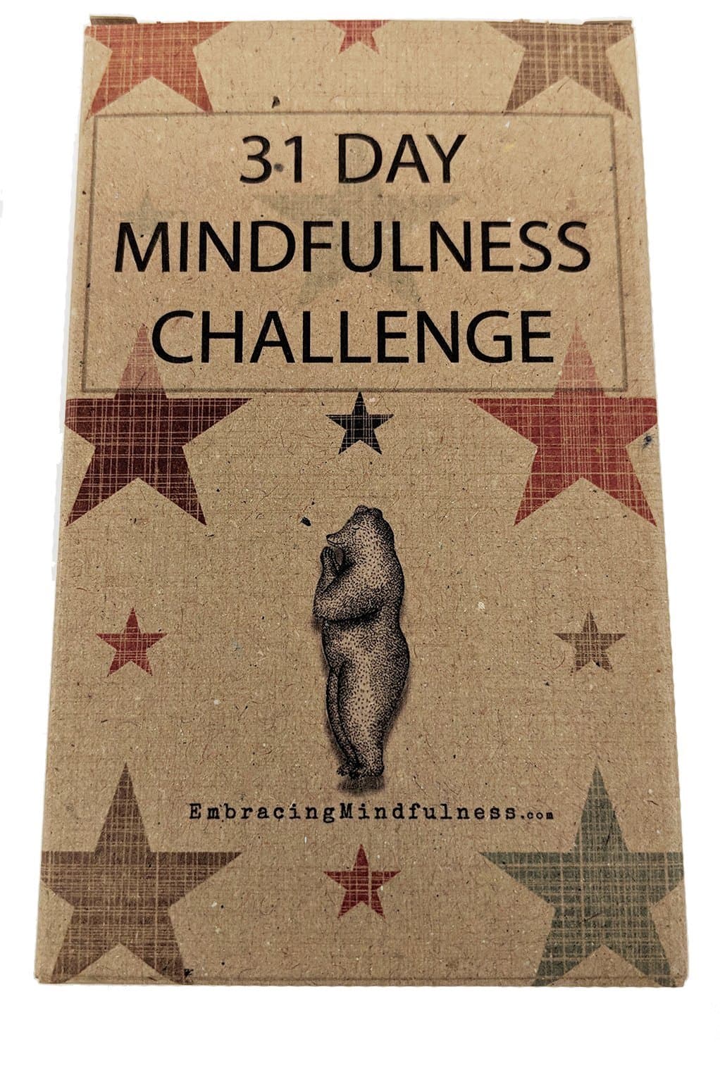 31 Day Mindfulness Challenge Cards - Take One a Day for a Month of Mindfulness - Great Stocking Filler or Secret Santa Gift