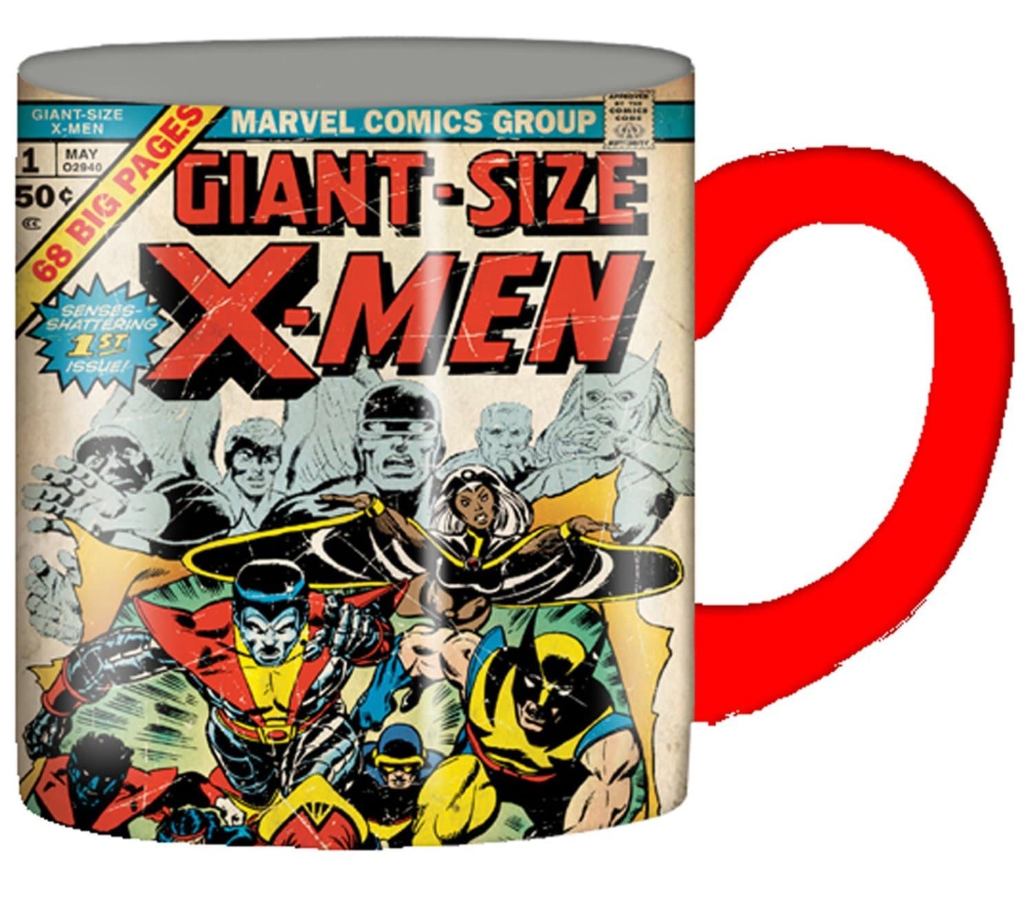 Silver Buffalo MC3932 Marvel Comics Giant Size X-Men Ceramic Mug, 14 Ounces, Multicolored
