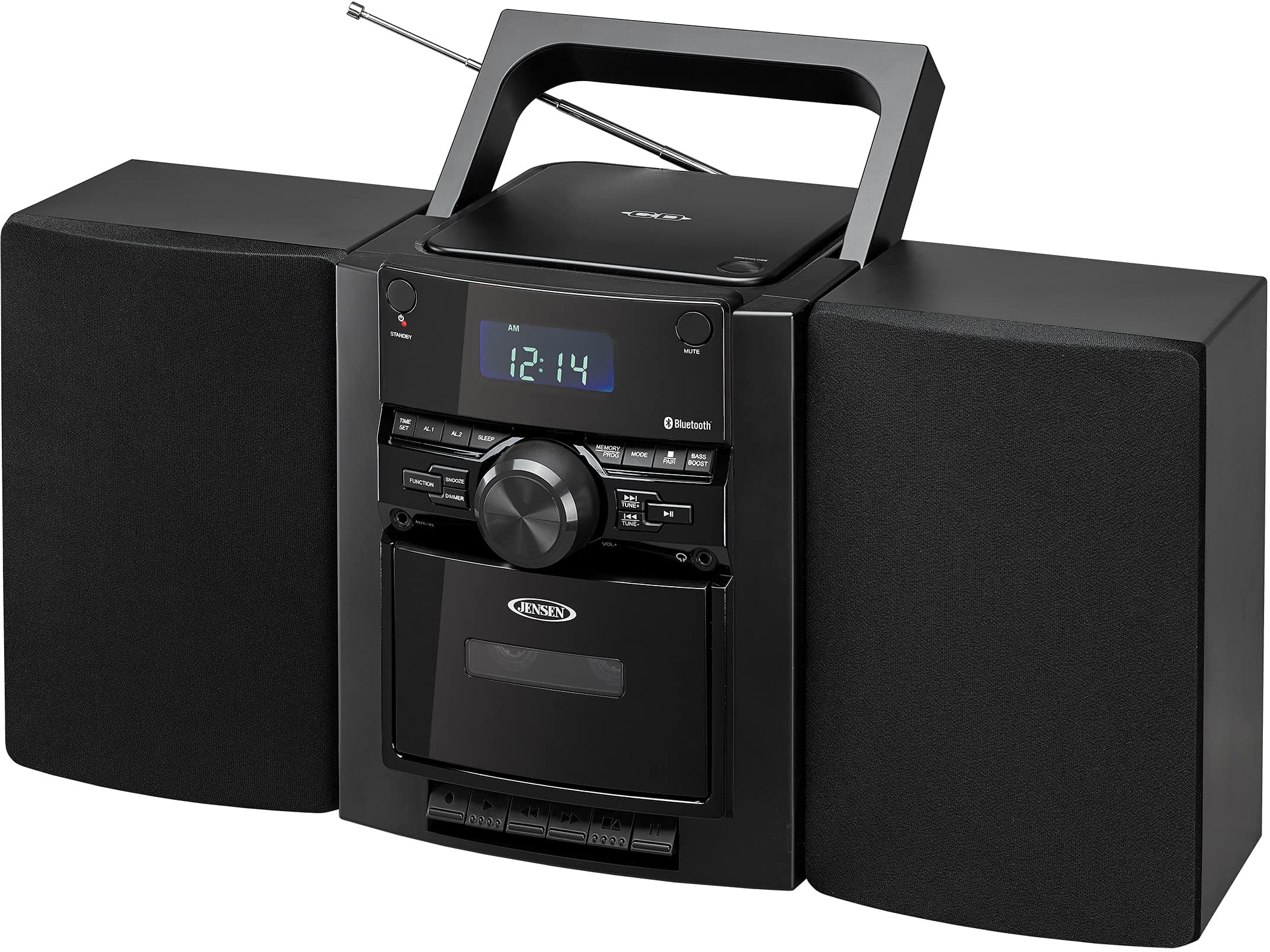 CD-785 Bluetooth Portable CD Music System with Cassette Player and AM/FM Radio, CD-785