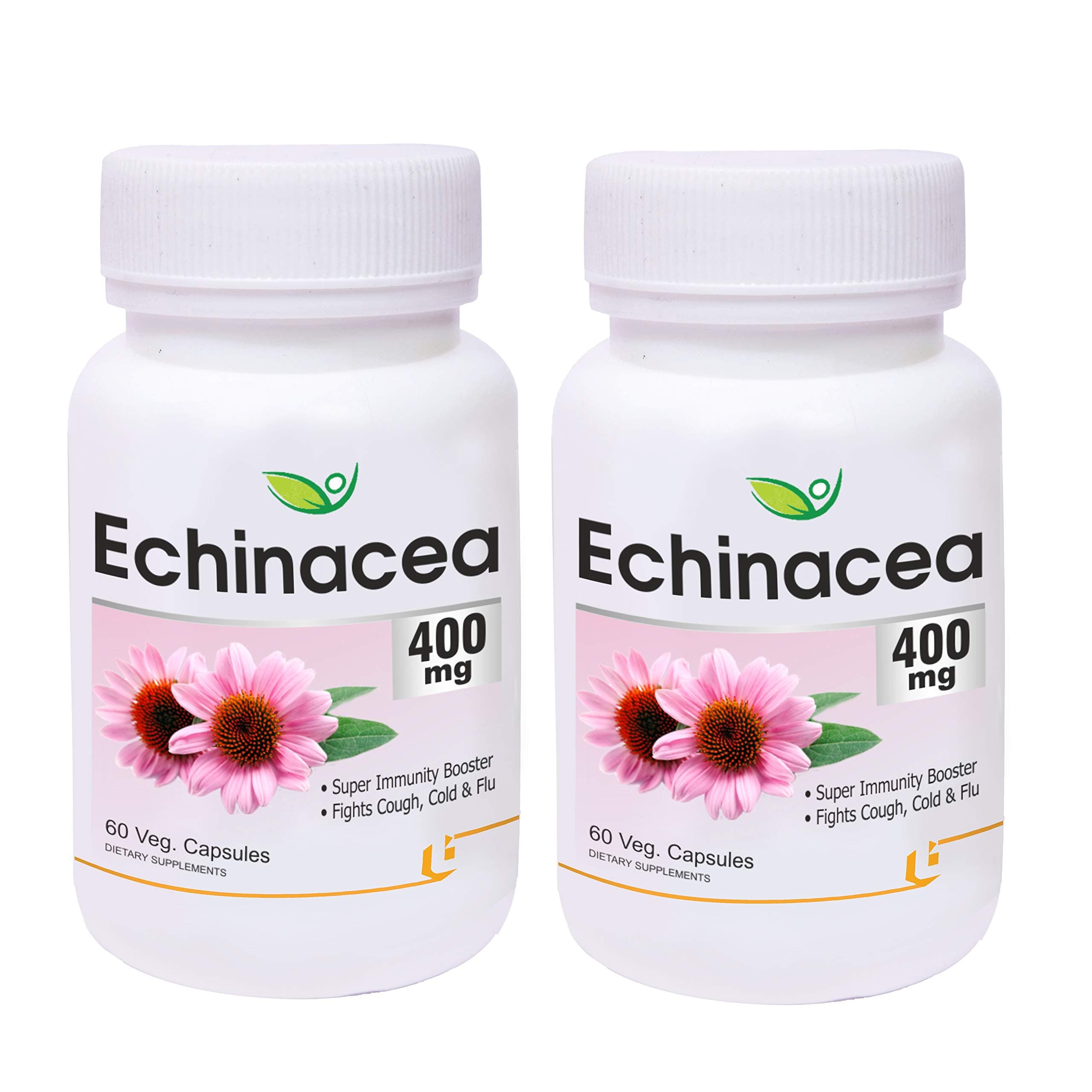 Biotrex Nutraceuticals Echinacea 400 mg -60 Veg Capsule, Pack of 2