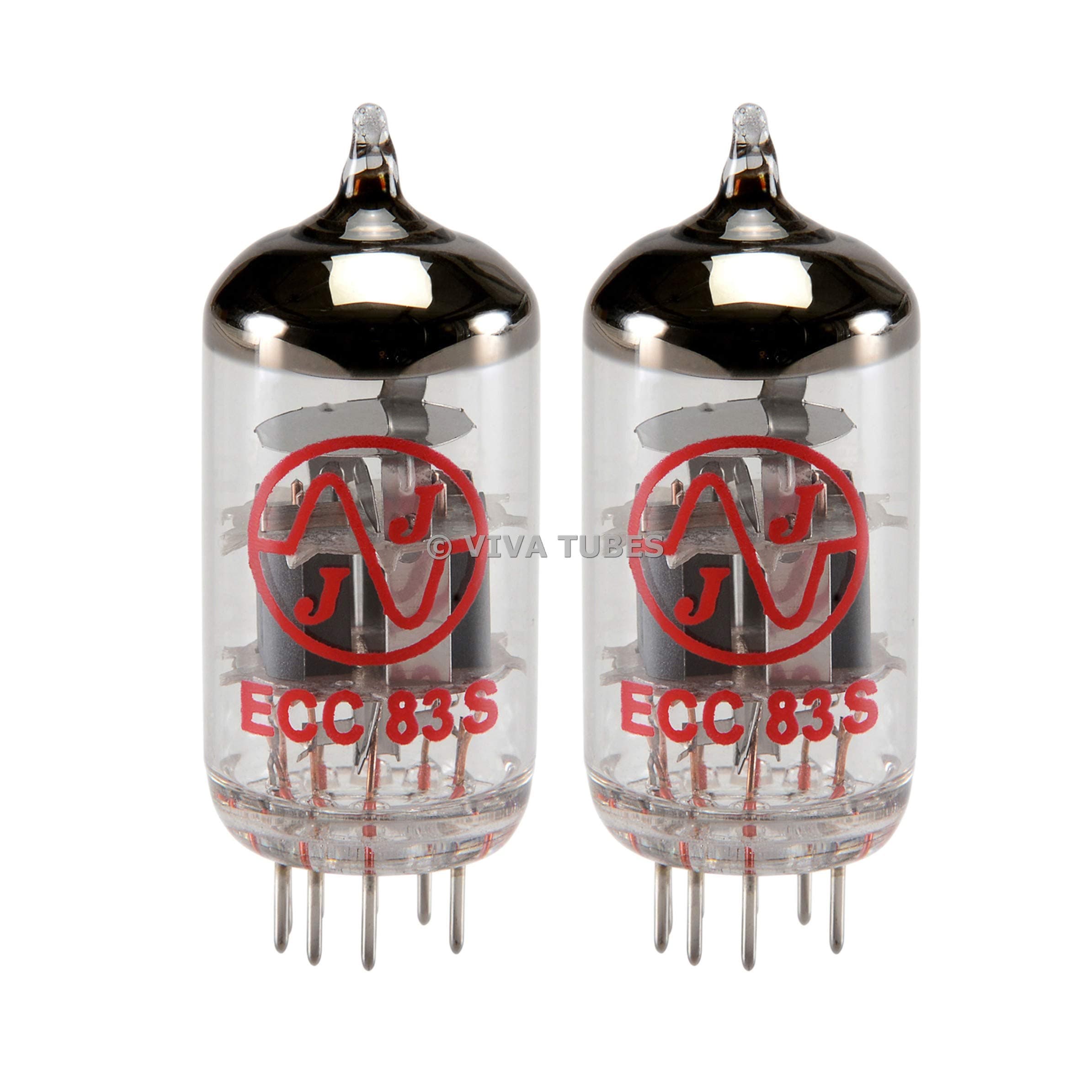 New In Box Gain Matched Pair JJ Electronics Tesla 12AX7 ECC83-S Vacuum Tubes