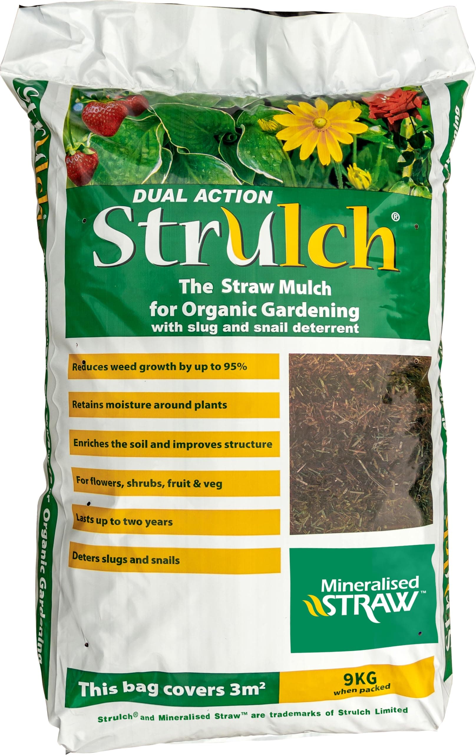 Mineralised Straw Mulch 100L
