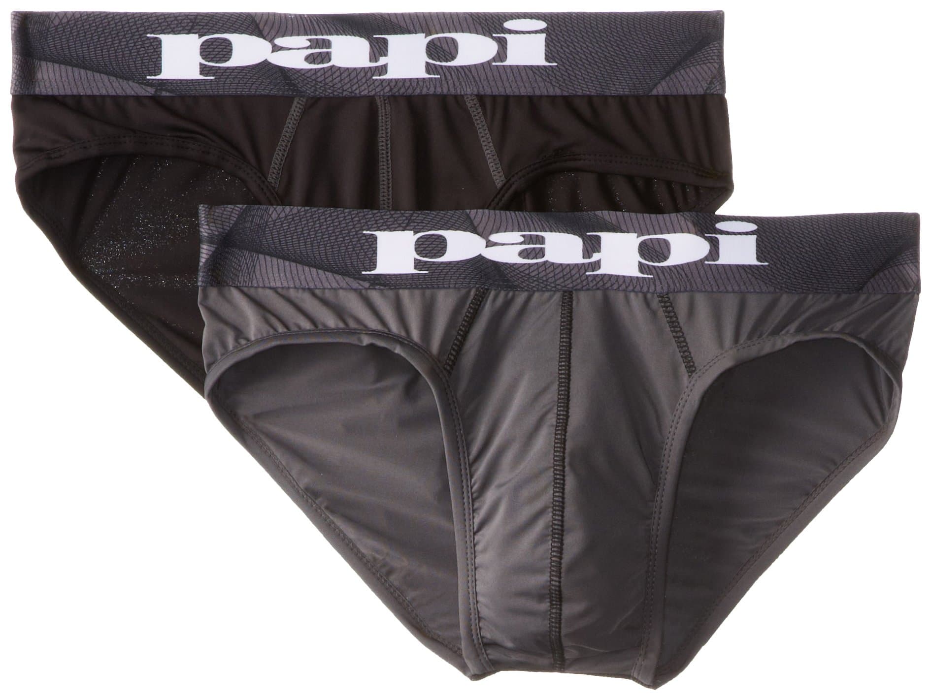 Papi Men's 2-Pack Microfusion Performance Brief