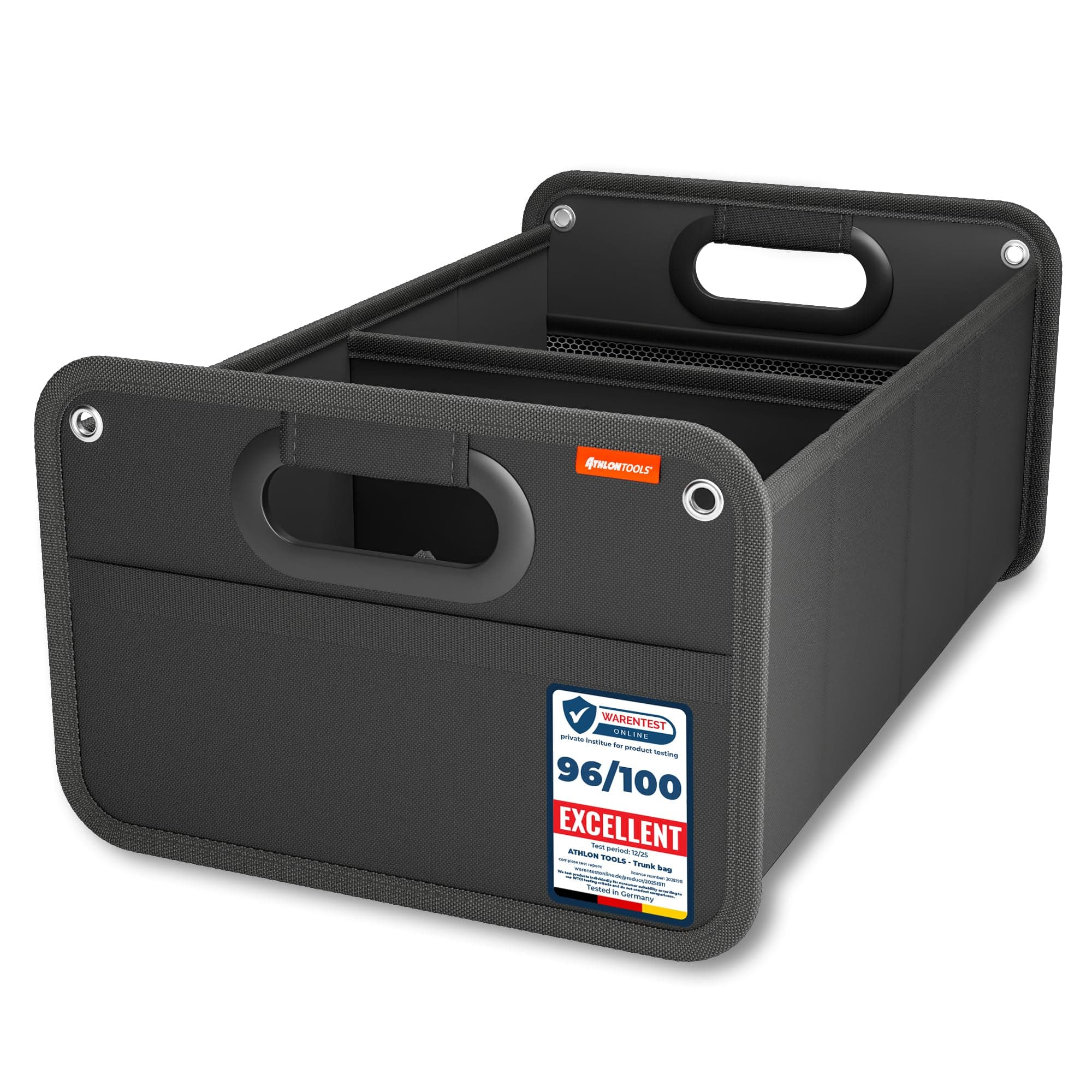 ATHLON TOOLS Foldable boot bag - Organiser, box - Reinforced, stable - Fastening strips