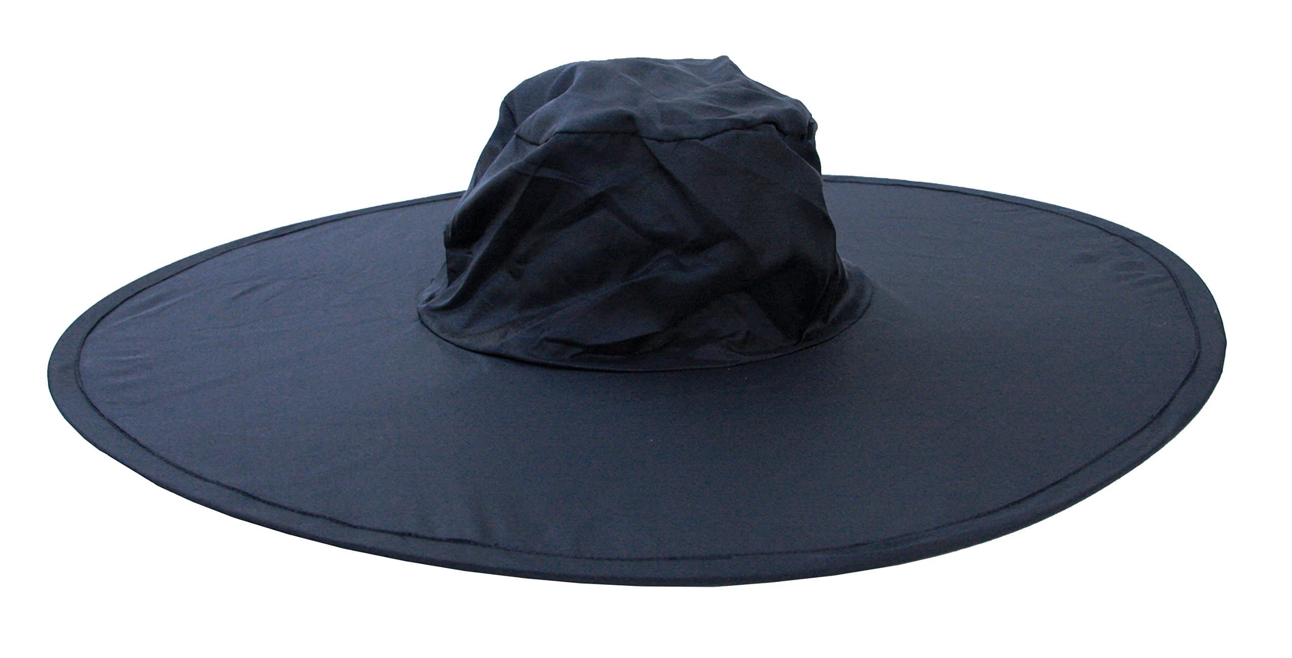Foldable Nylon Sun Hat, 18 in Diameter Brim