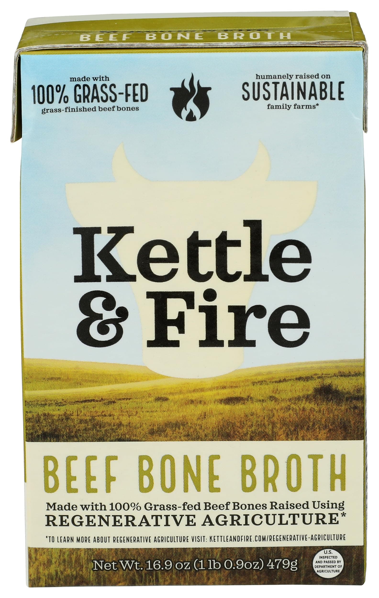 Regenerative Agriculture Beef Bone Broth, 16.9 OZ
