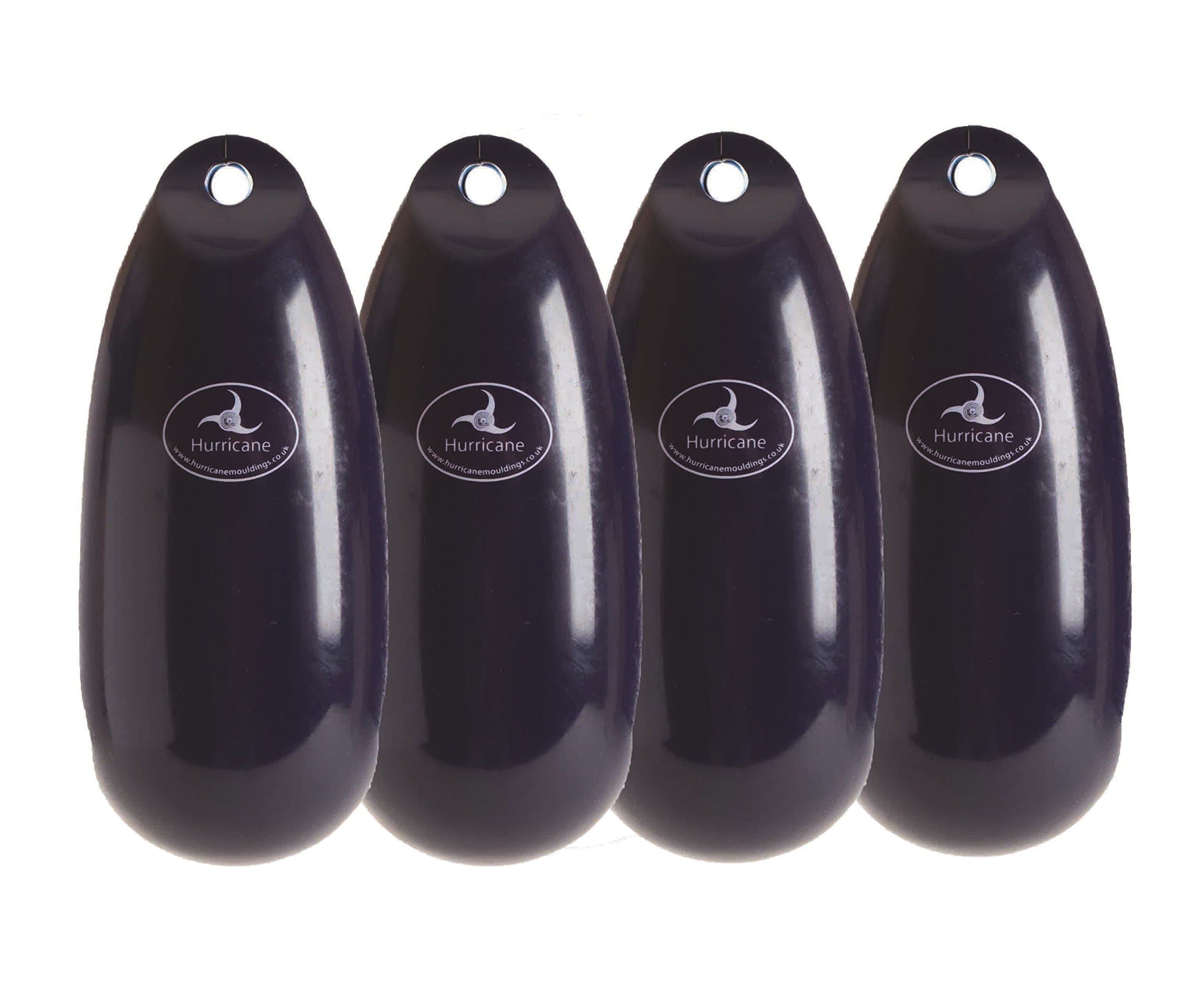 Kingfisher Direct Ltd 4 X Small Single Eye/Bumpy Fender HFC01-23cm (9") X 10cm (4") (Black)