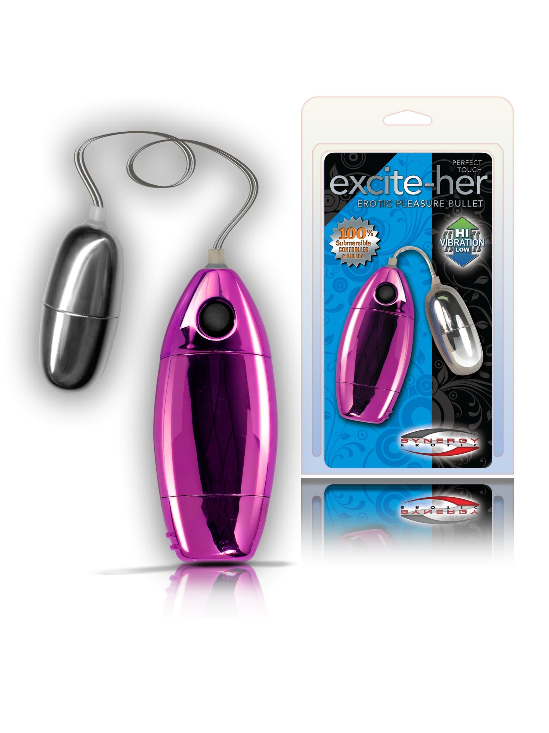 Excite-her silver bullet - luster pink waterproof