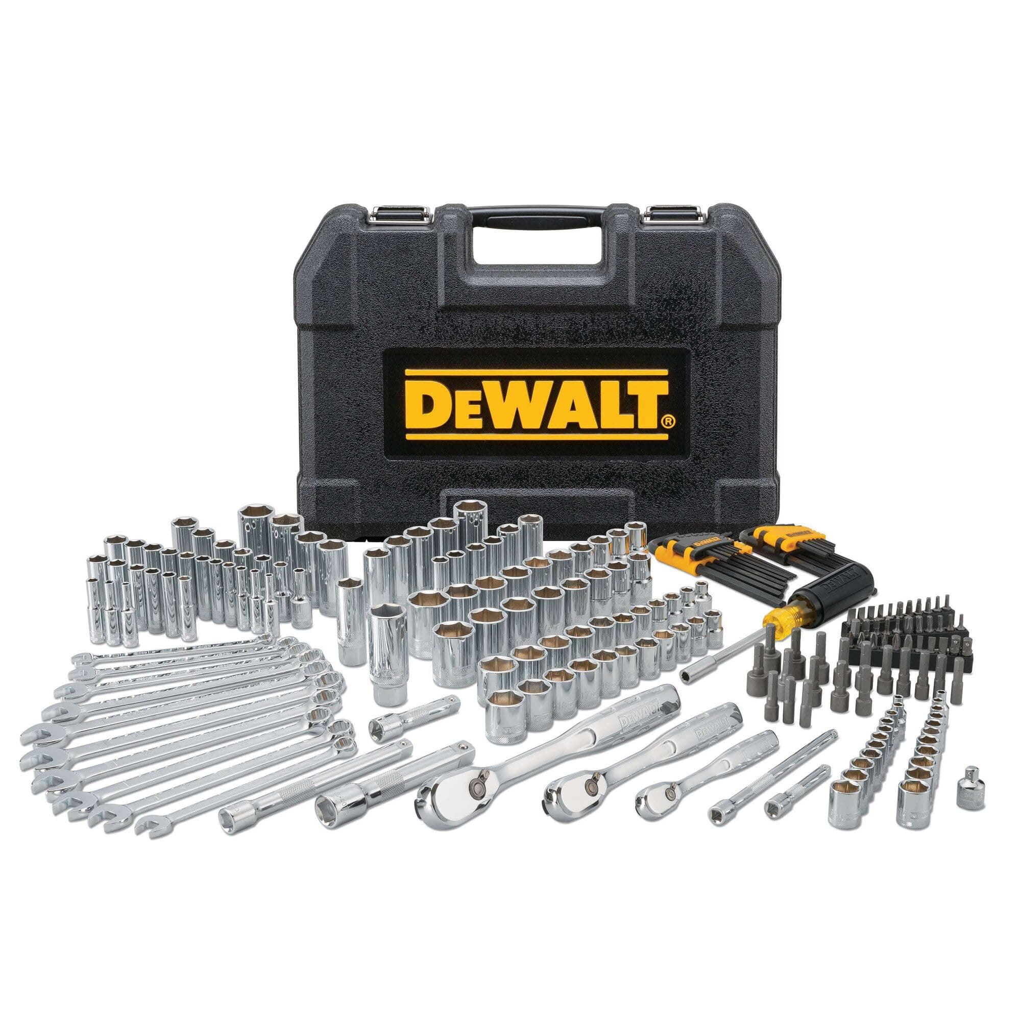 Mechanics Tool Set, 1/4" & 3/8" & 1/2" Drive, SAE/Metric, 205-piece (DWMT81534), One Size