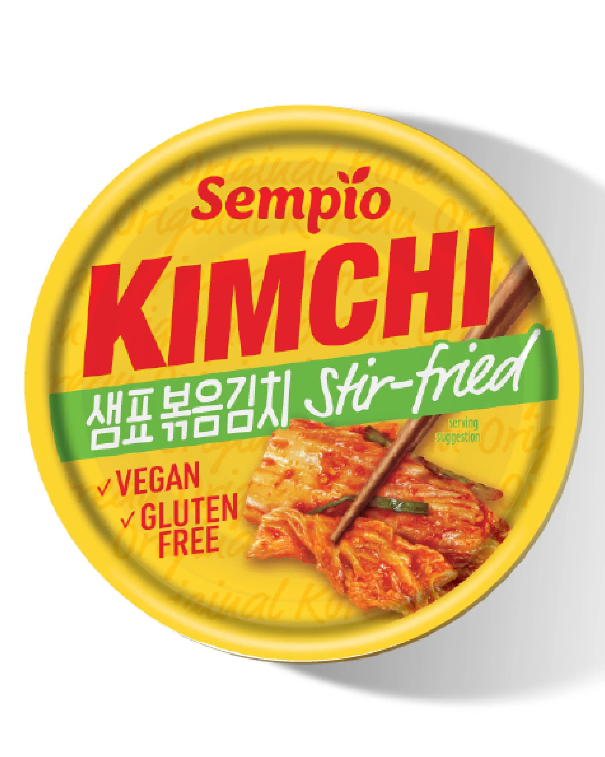 Kimchi Can, Vegan Gluten-Free, No Added Preservatives Artificial Colors or Flavors (Stir-Fried)