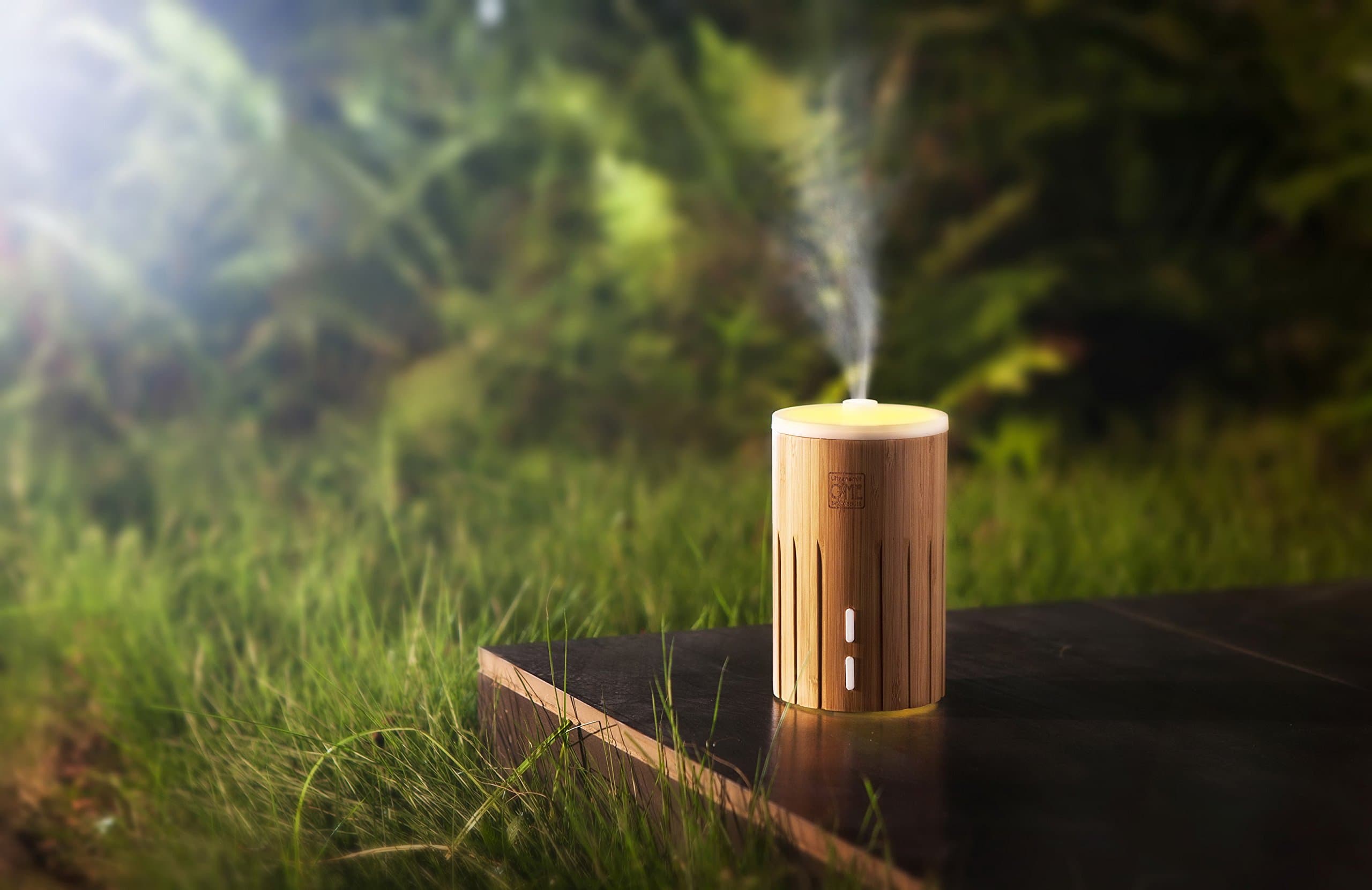 Ultransmit Aroma Bamboo Ultrasonic Aroma Diffuser / Humidifier / Purifier