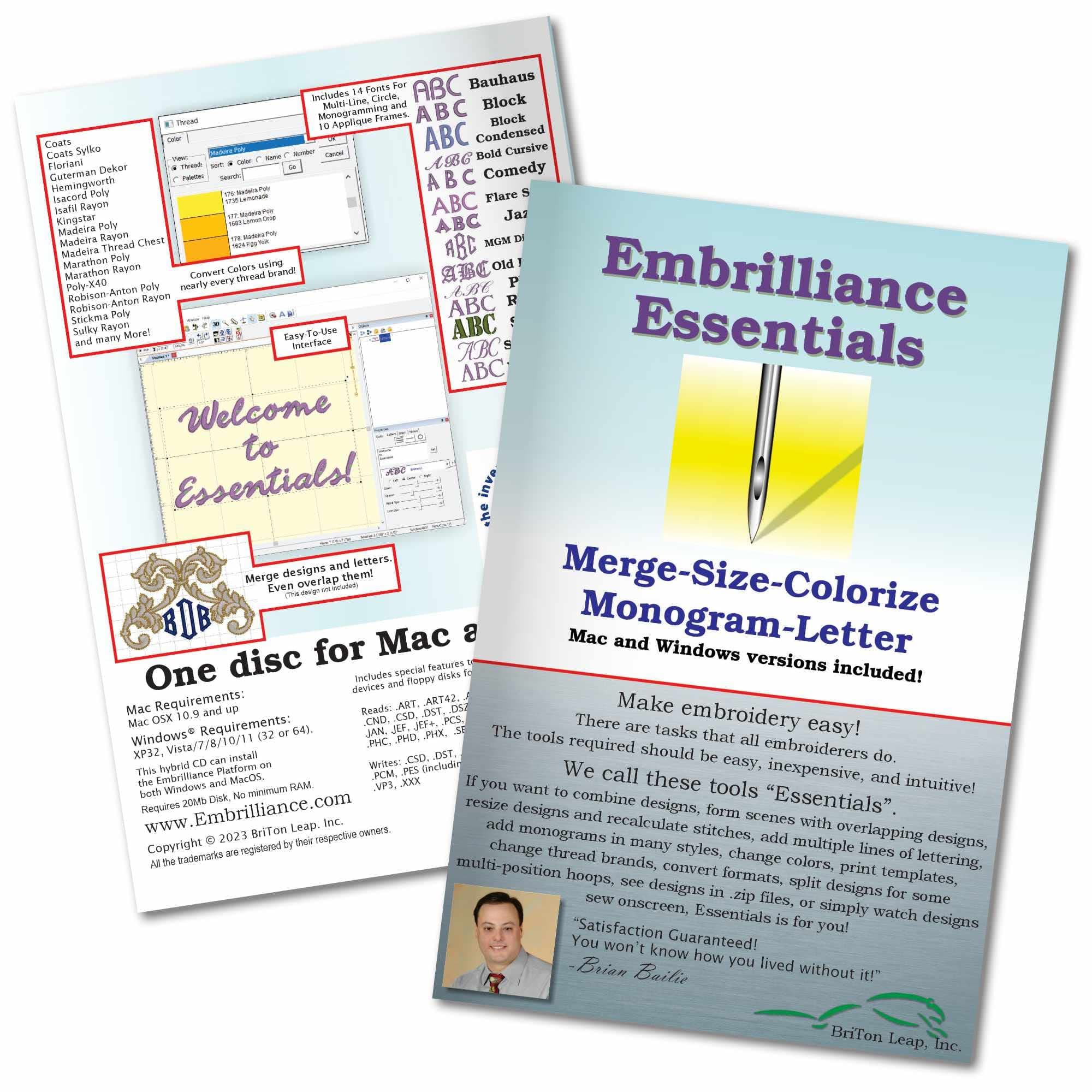 Embrilliance Essentials