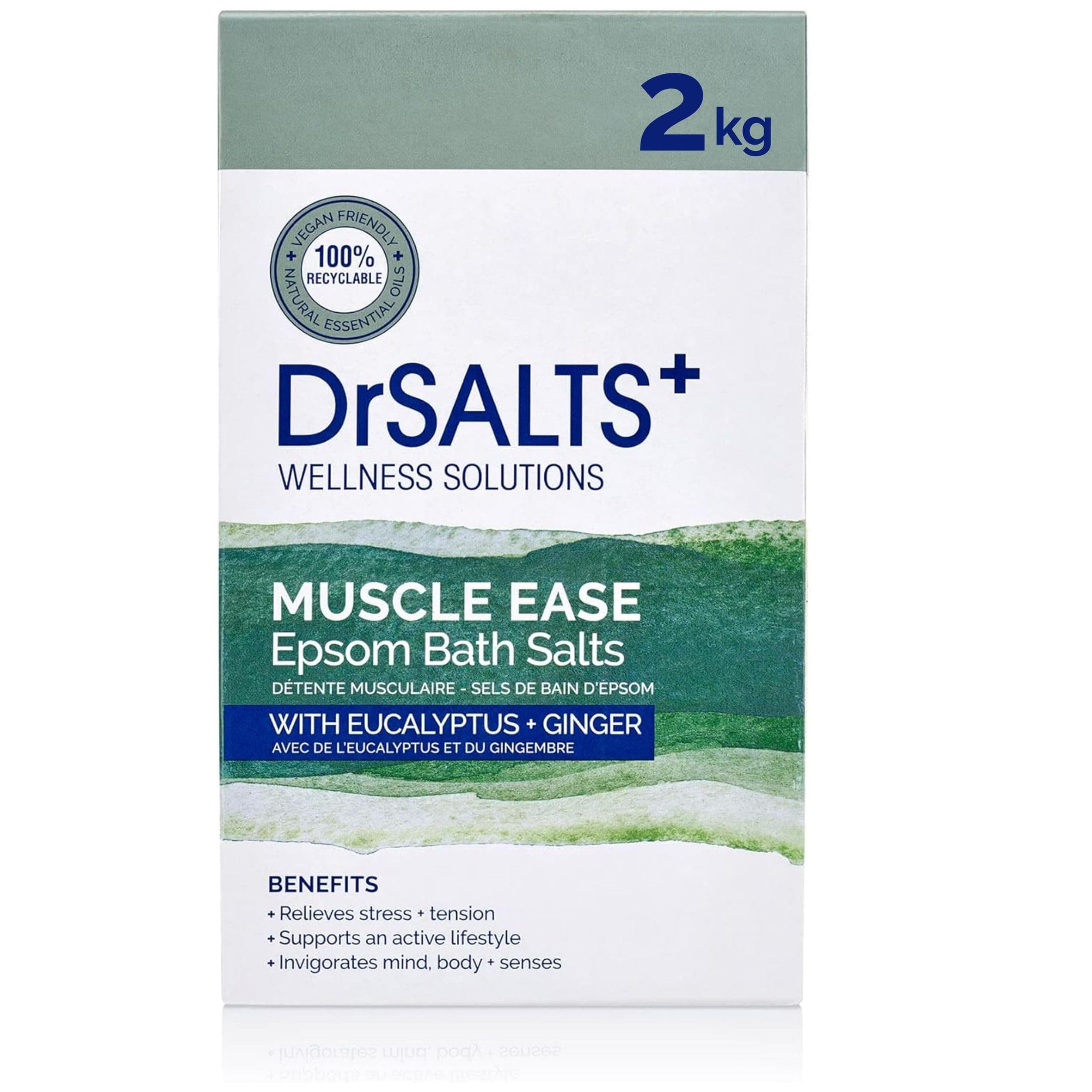 Dr Salts Muscle Ease Epsom Bath salts, 2kg