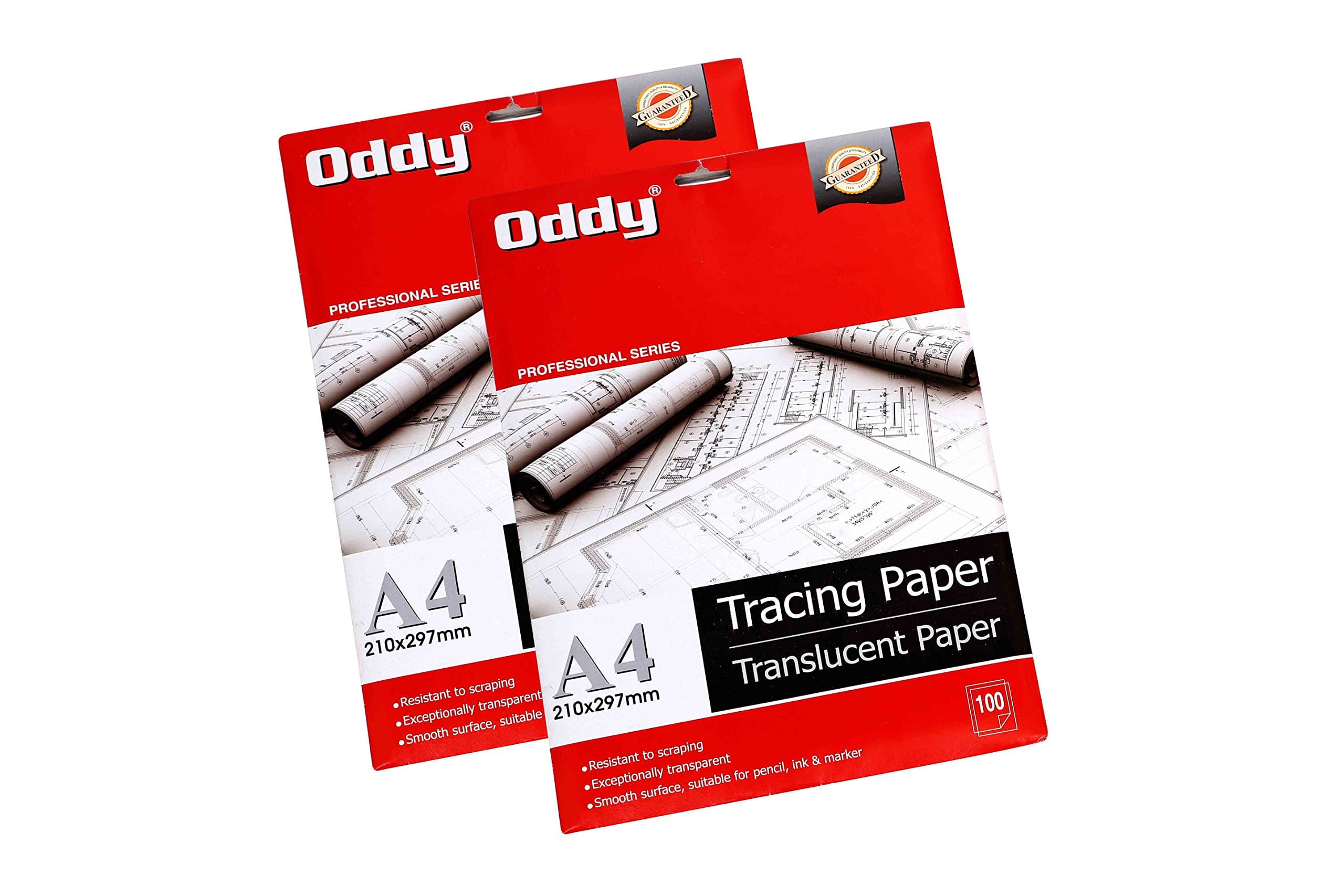Oddy 95 GSM Tracing Butter Paper - 100 Sheets Pack