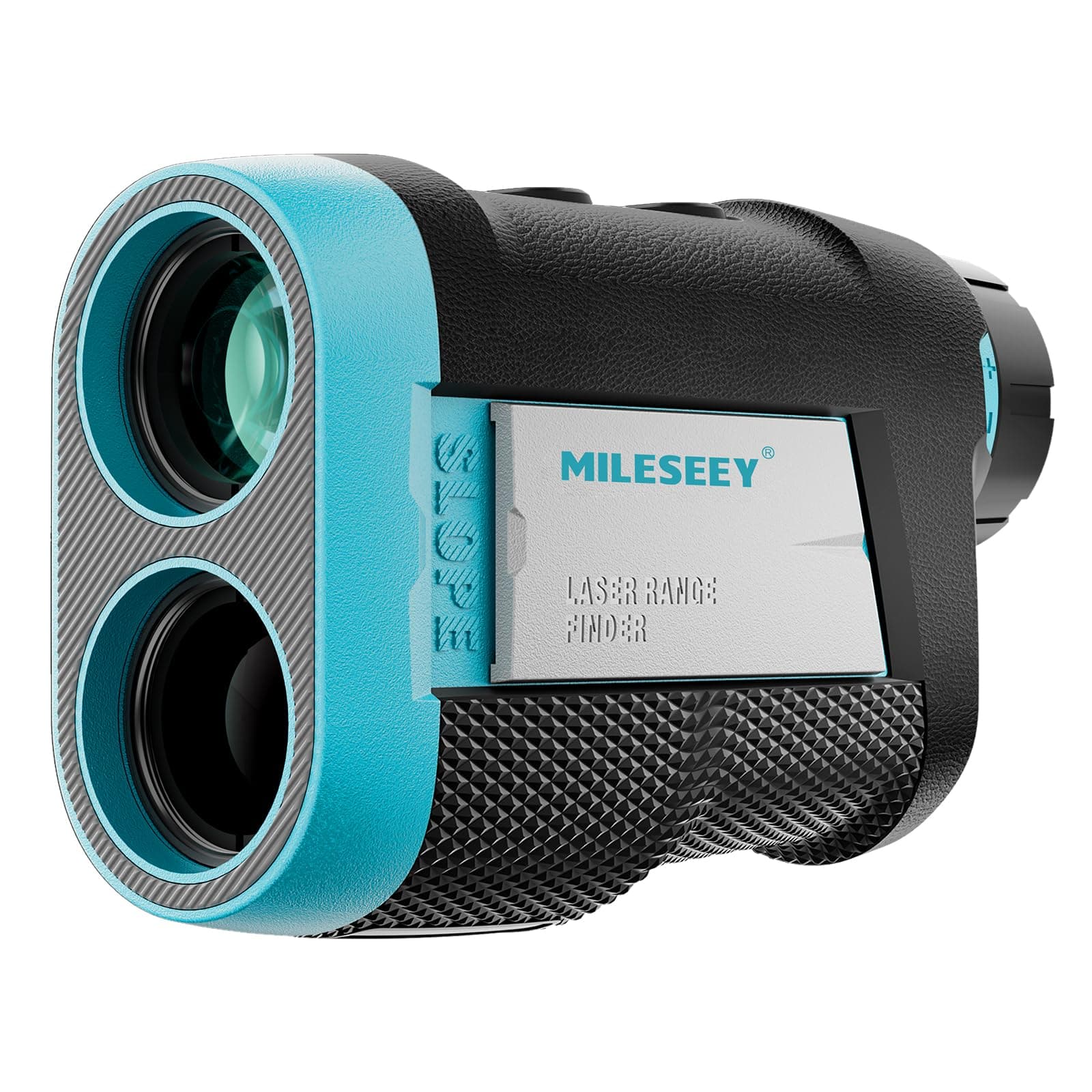 MiLESEEY Rechargeable Golf Range Finder with Slope Switch, Magnetic Range Finder 660Yds Flag Lock Vibration, ±0.55Yds Accuracy, Tournament Legal Golf Rangefinders