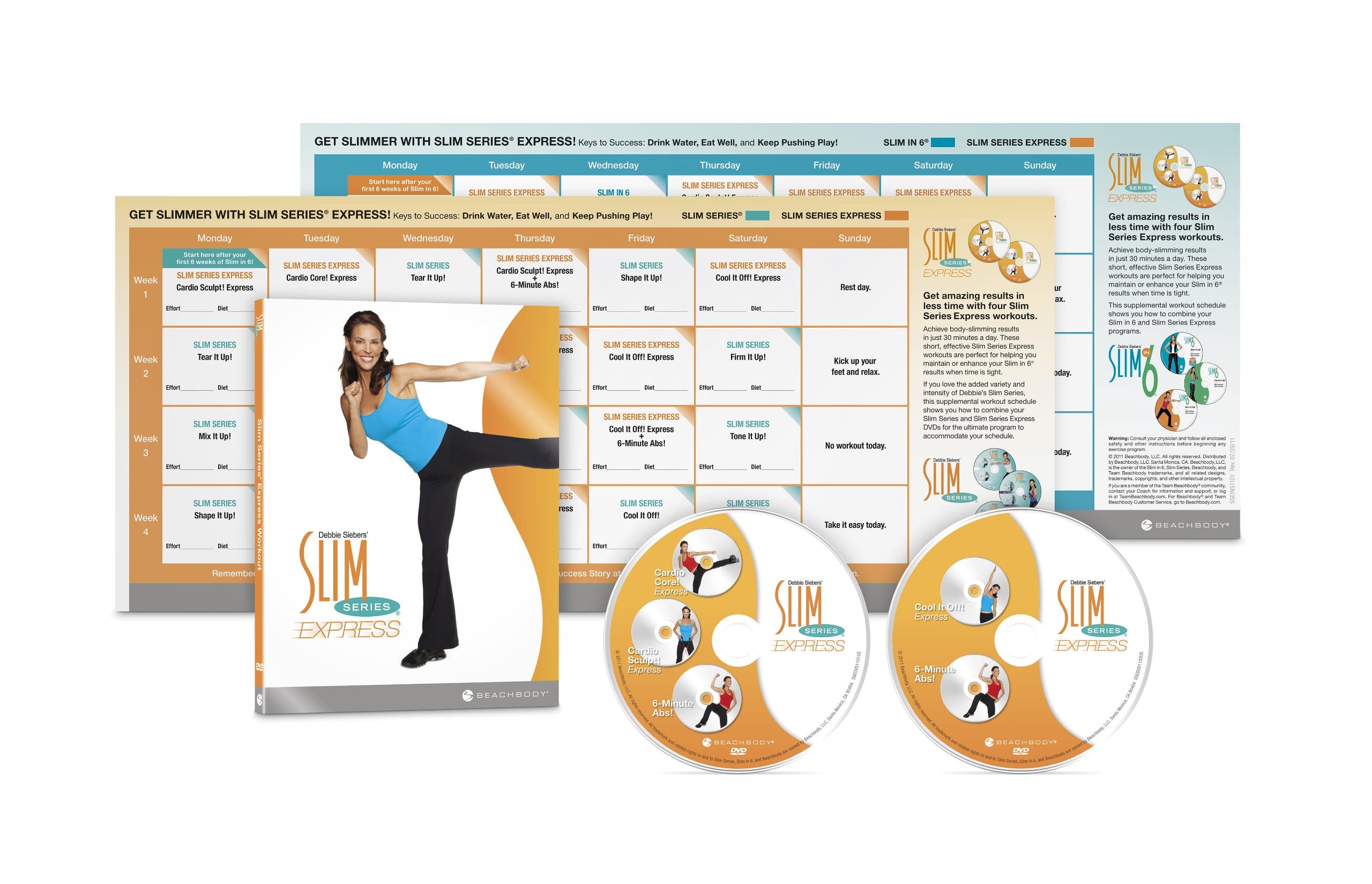 Slim In 6 - Slim Series Express DVD Workout Programme by Debbie Siebers