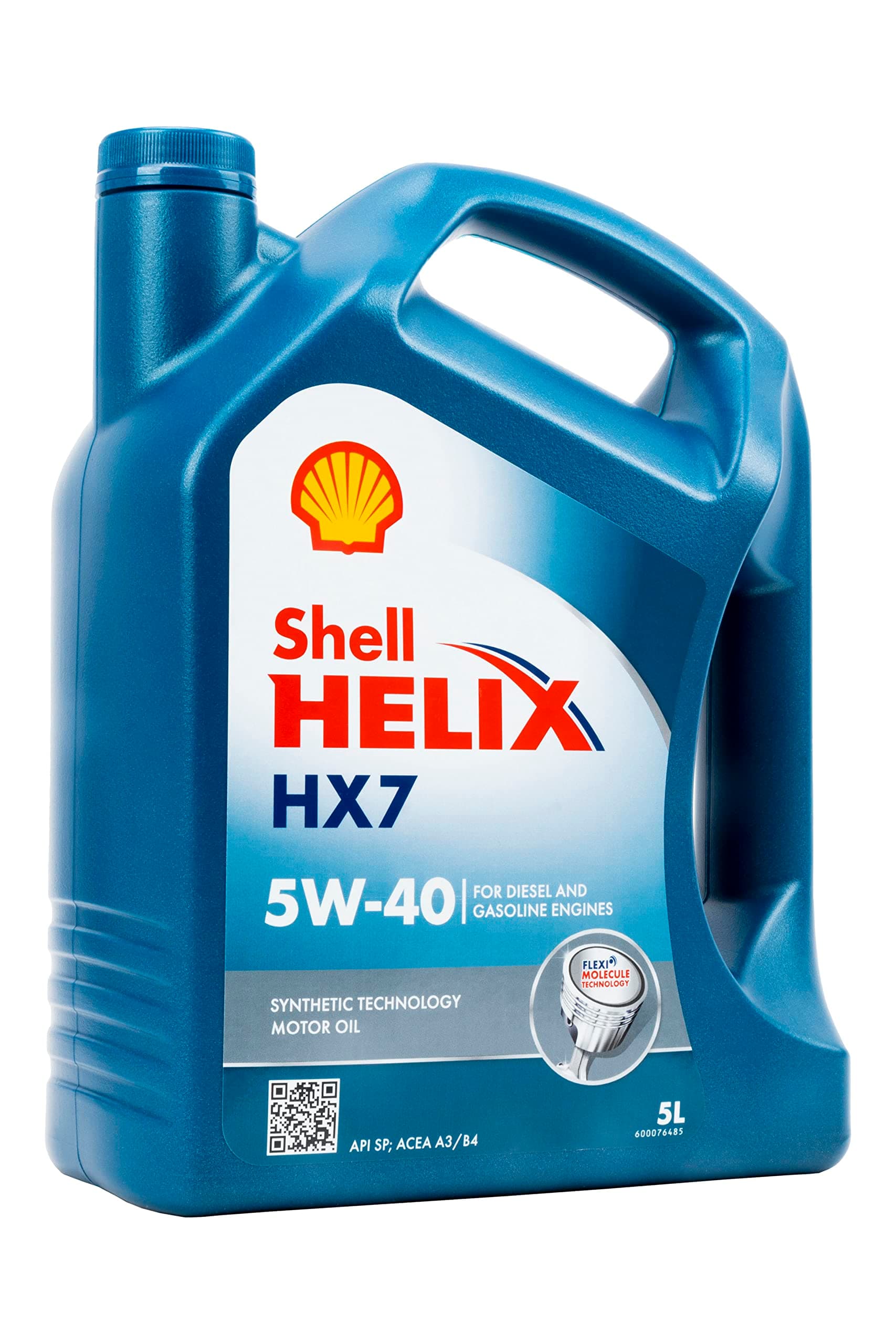 ‎Shell Engine Lubricating Oil Shell Helix HX7 5W-40 5 Litres