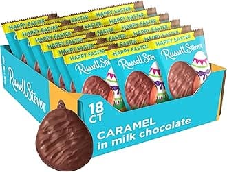 Easter Caramel Milk Chocolate Easter Egg, 1.3 oz each (Pack of 18)