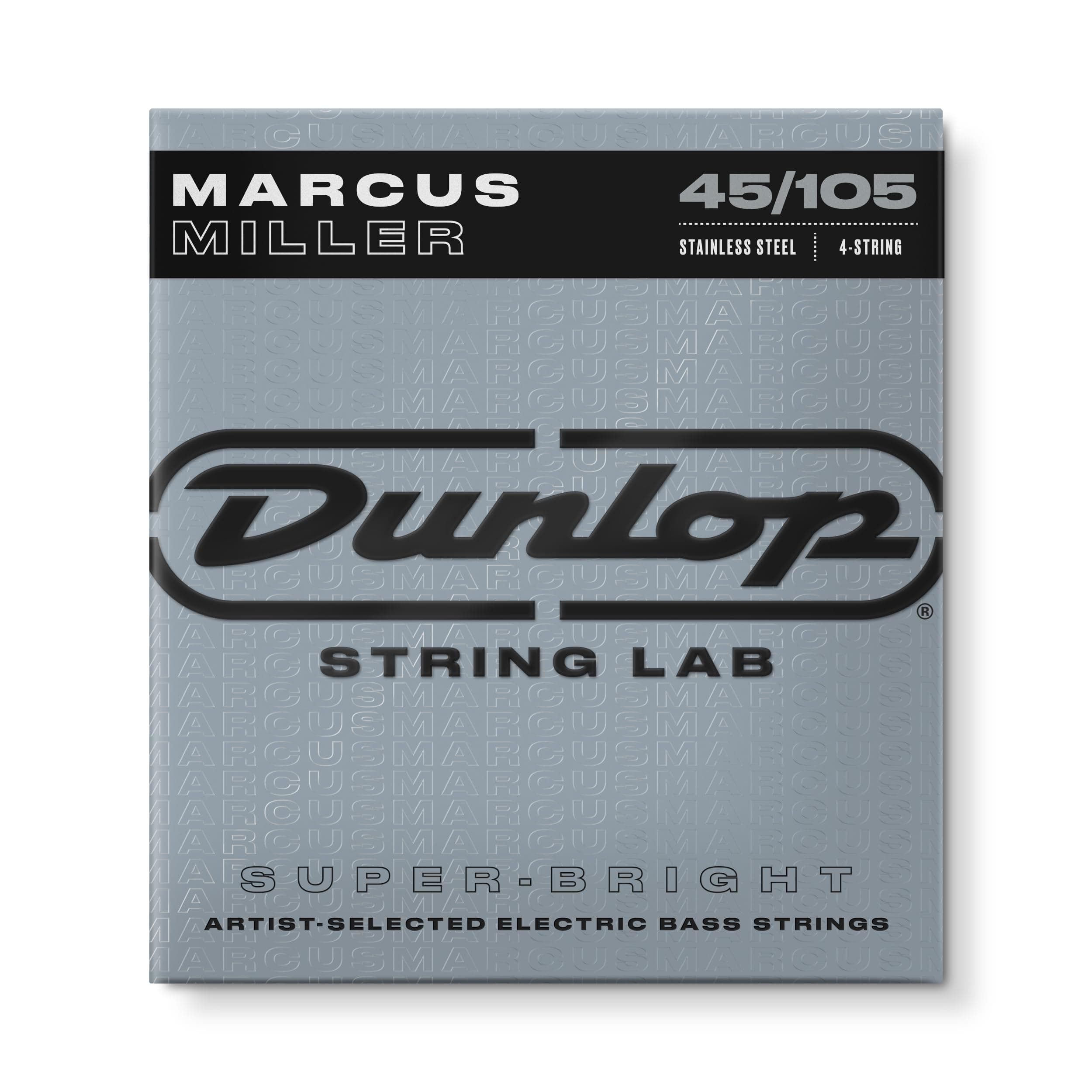 Dunlop DBMMS45105 Marcus Miller Super Bright Bass Strings, Medium.045-.105, 4 Strings/Set