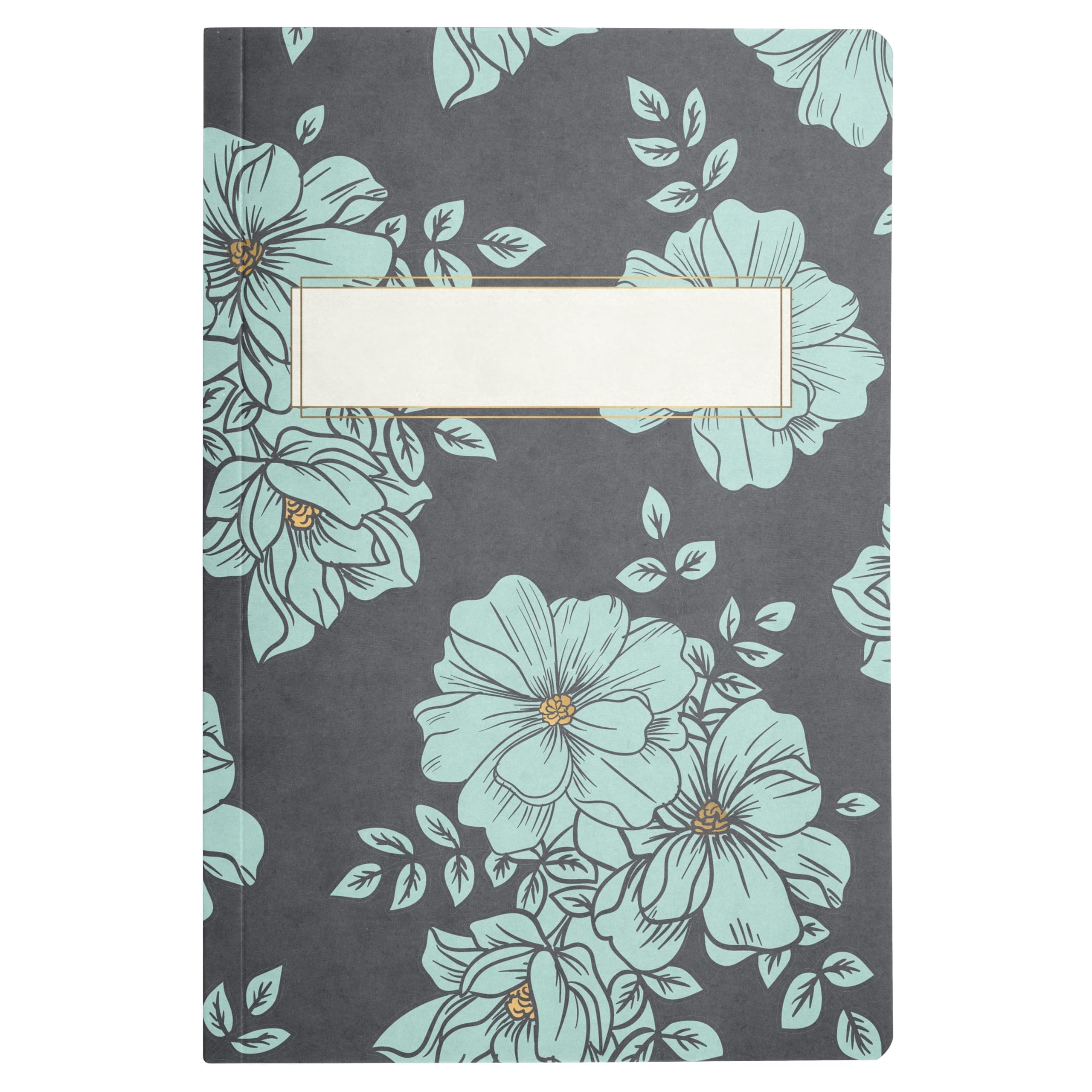 Karma, Lined Journal Notebook, 80 Lined Pages, A5 Size Notebook, 5.7 inches x 8 inches Dairy, Notebook, Floral Blank
