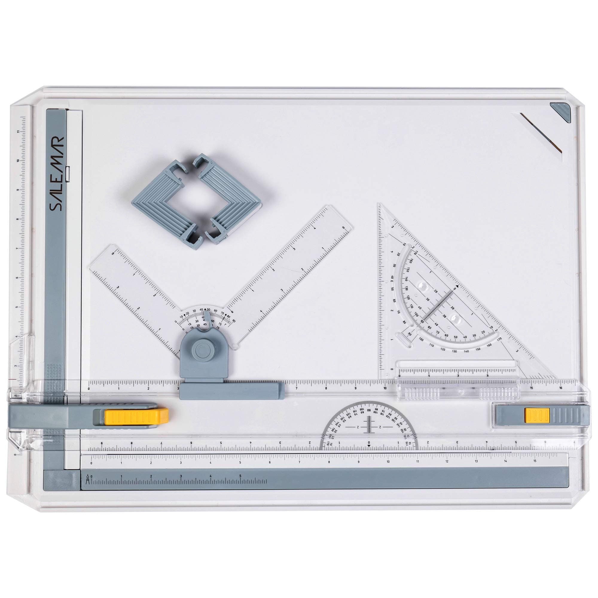 SALEMAR Inch Scale A3 Drafting Table Drawing Board Graphic Architectural Sketch Tool Set