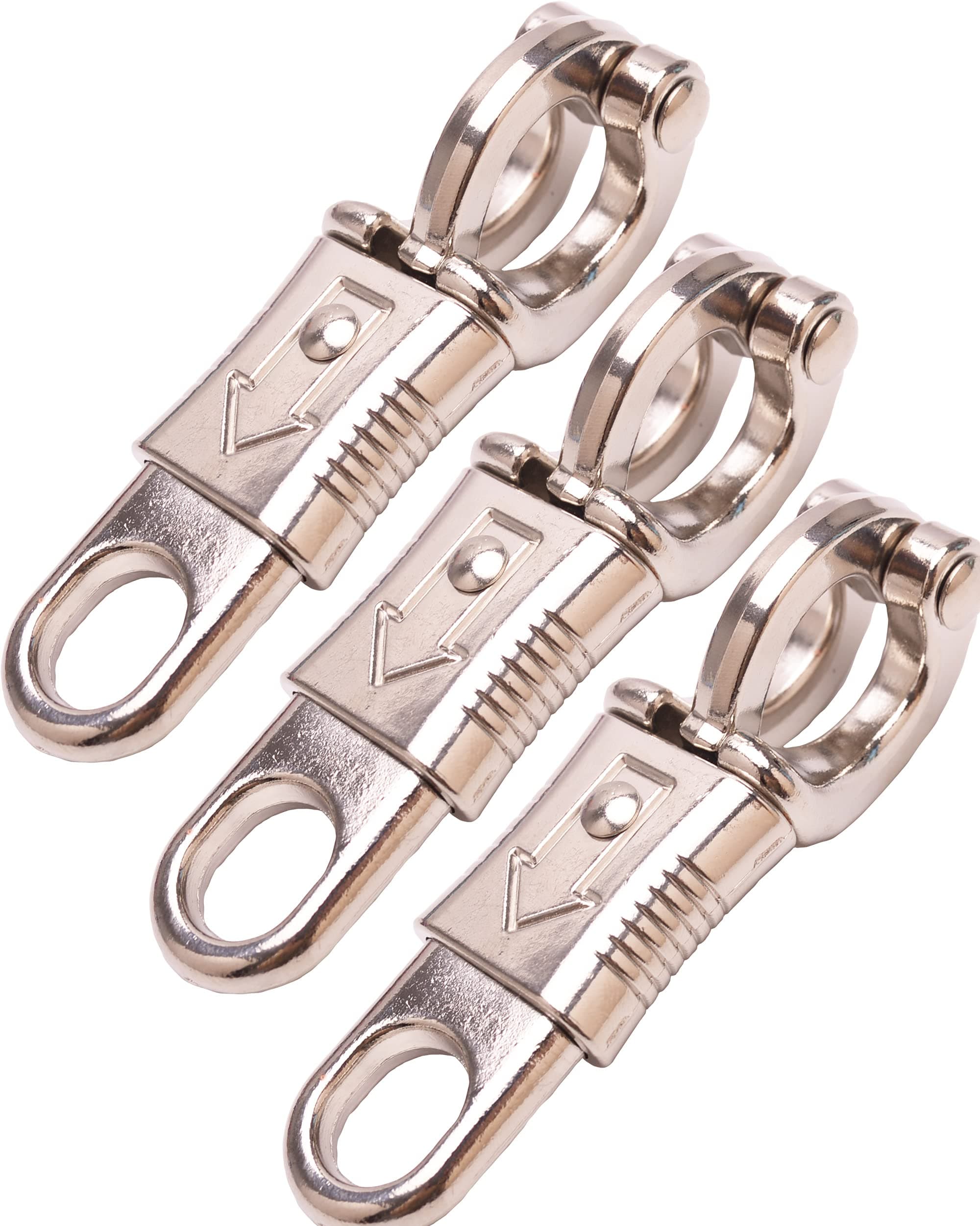 Panic Snap for Paracord - （3 Pack） Nickel Quick Release Panic Snap…