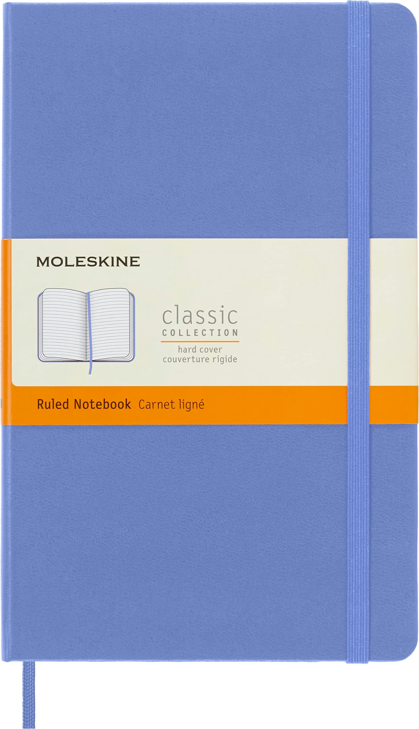Classic Notebook, Large, Ruled, Hydrangea Blue, Hard Cover (5 X 8.25)