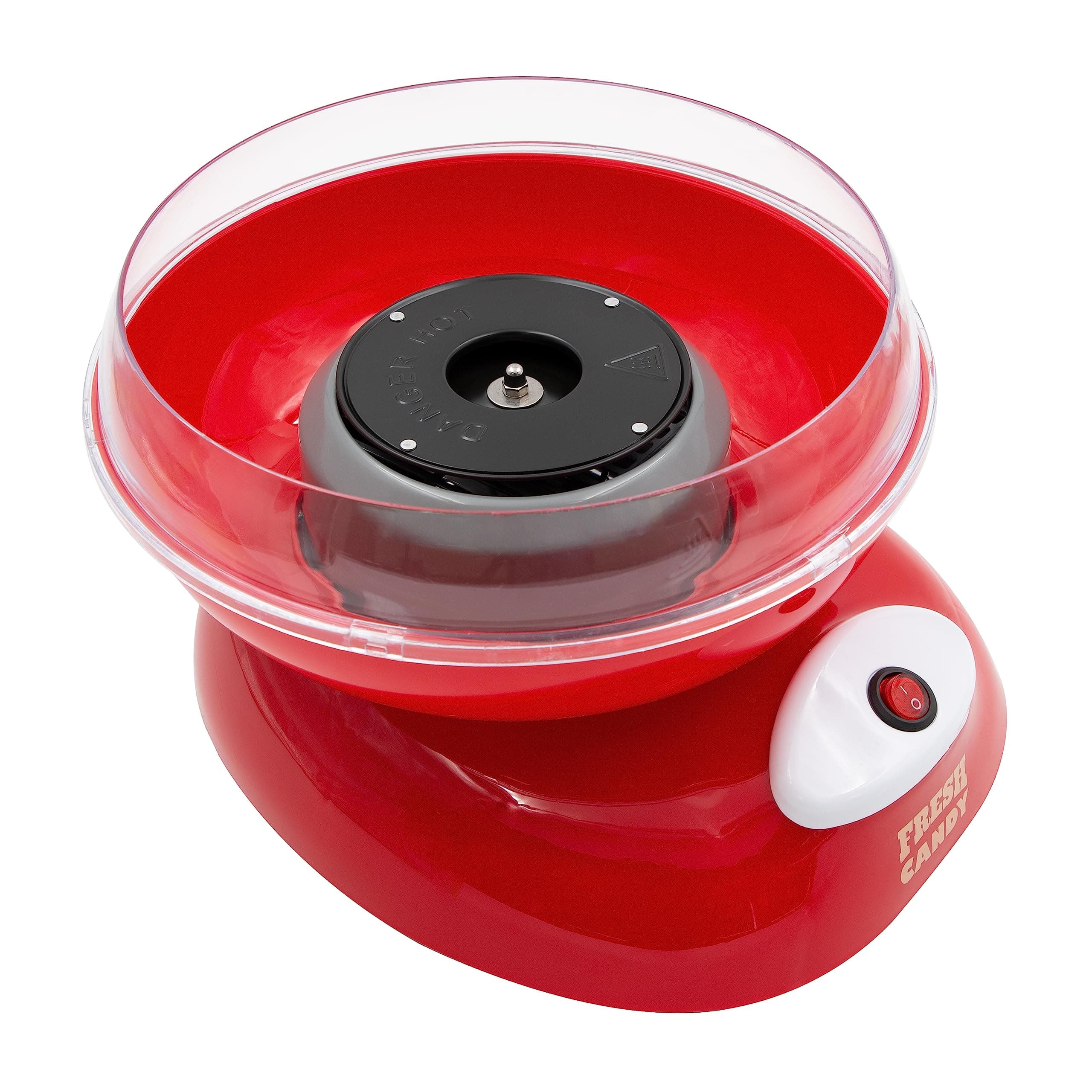 Global Gizmos Candy Floss Machine/Retro Carnival Style Cotton Candy Machine/Spinning Tool Included/Non-Slip Base/Ideal for Kids Party / 30cm x 32cm, 51560